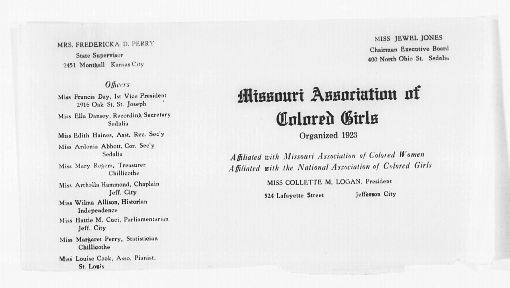 Scanned image of the current content page