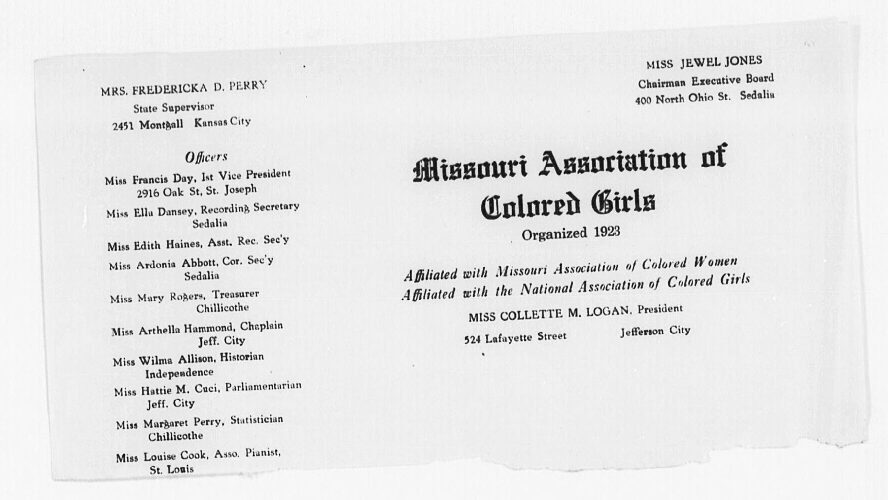Scanned image of the current content page