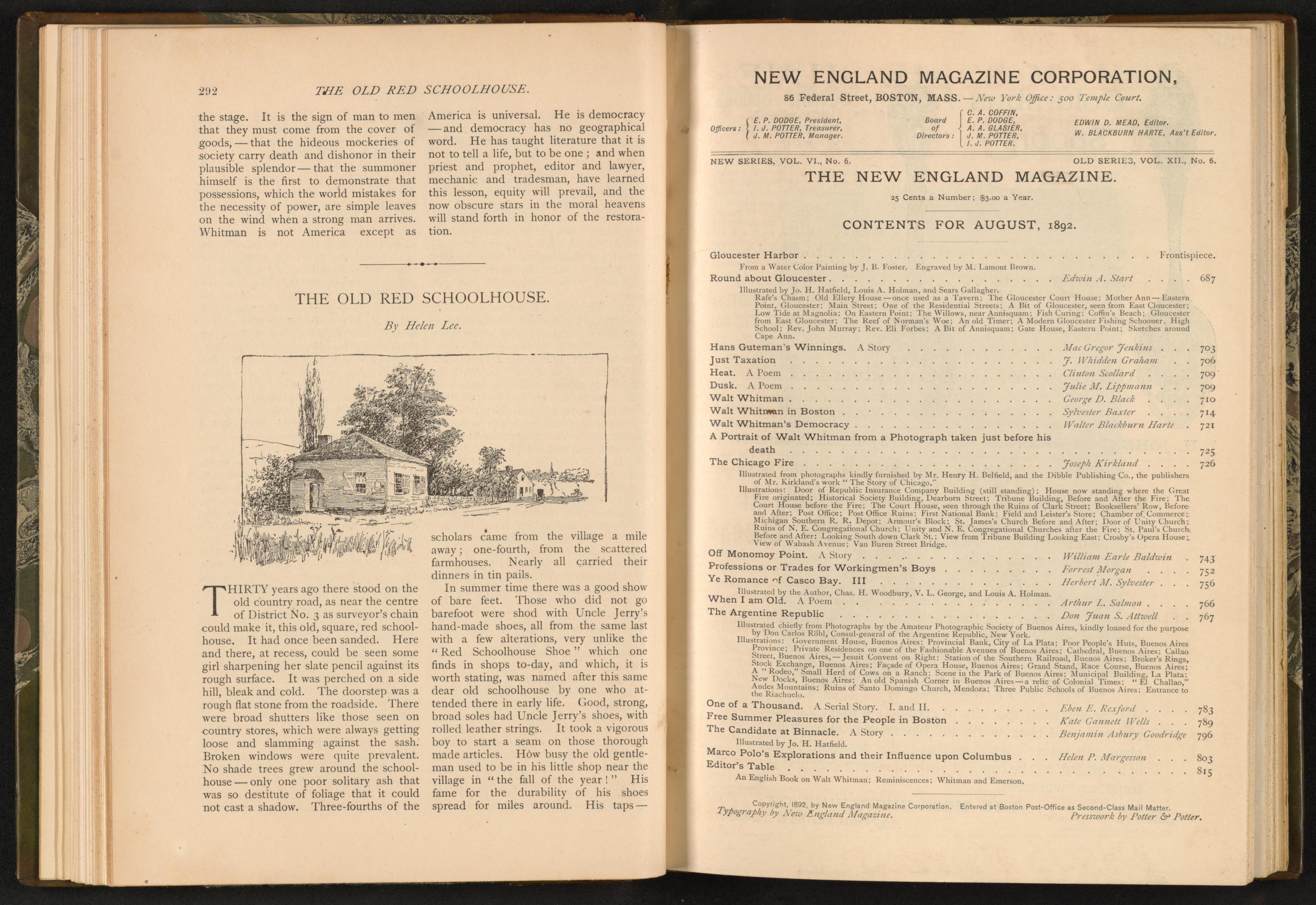 Scanned image of the current content page