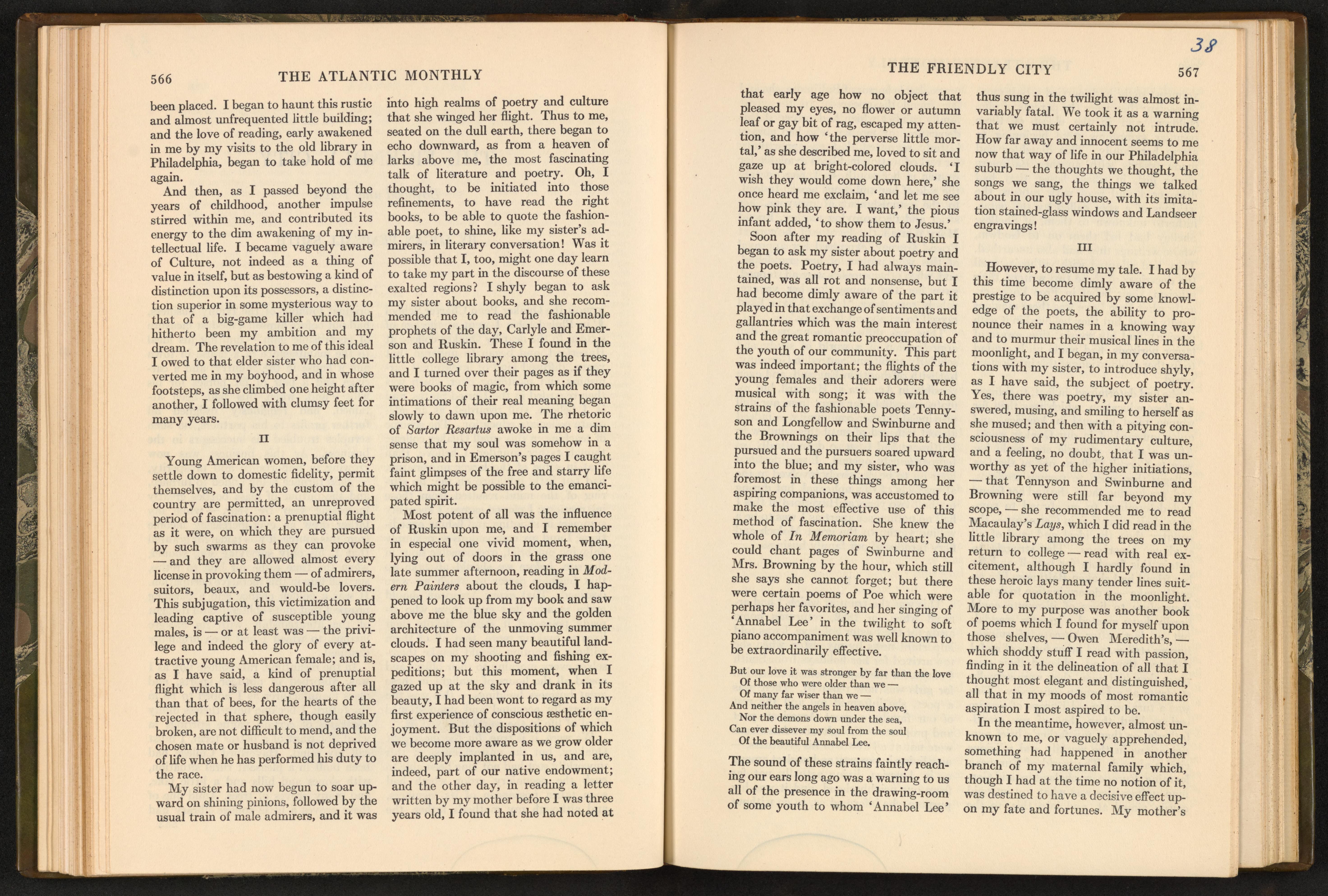 Scanned image of the current content page