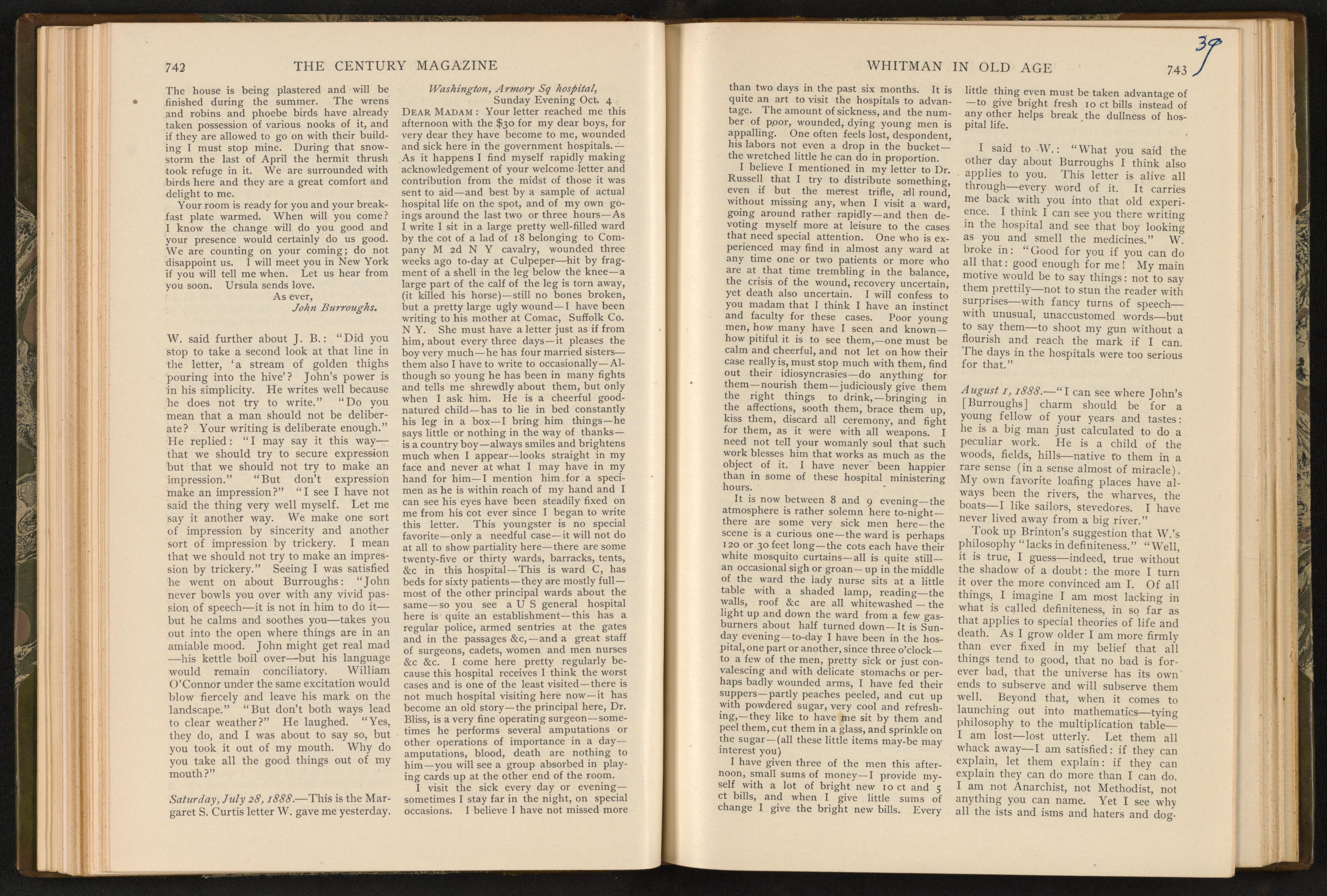 Scanned image of the current content page