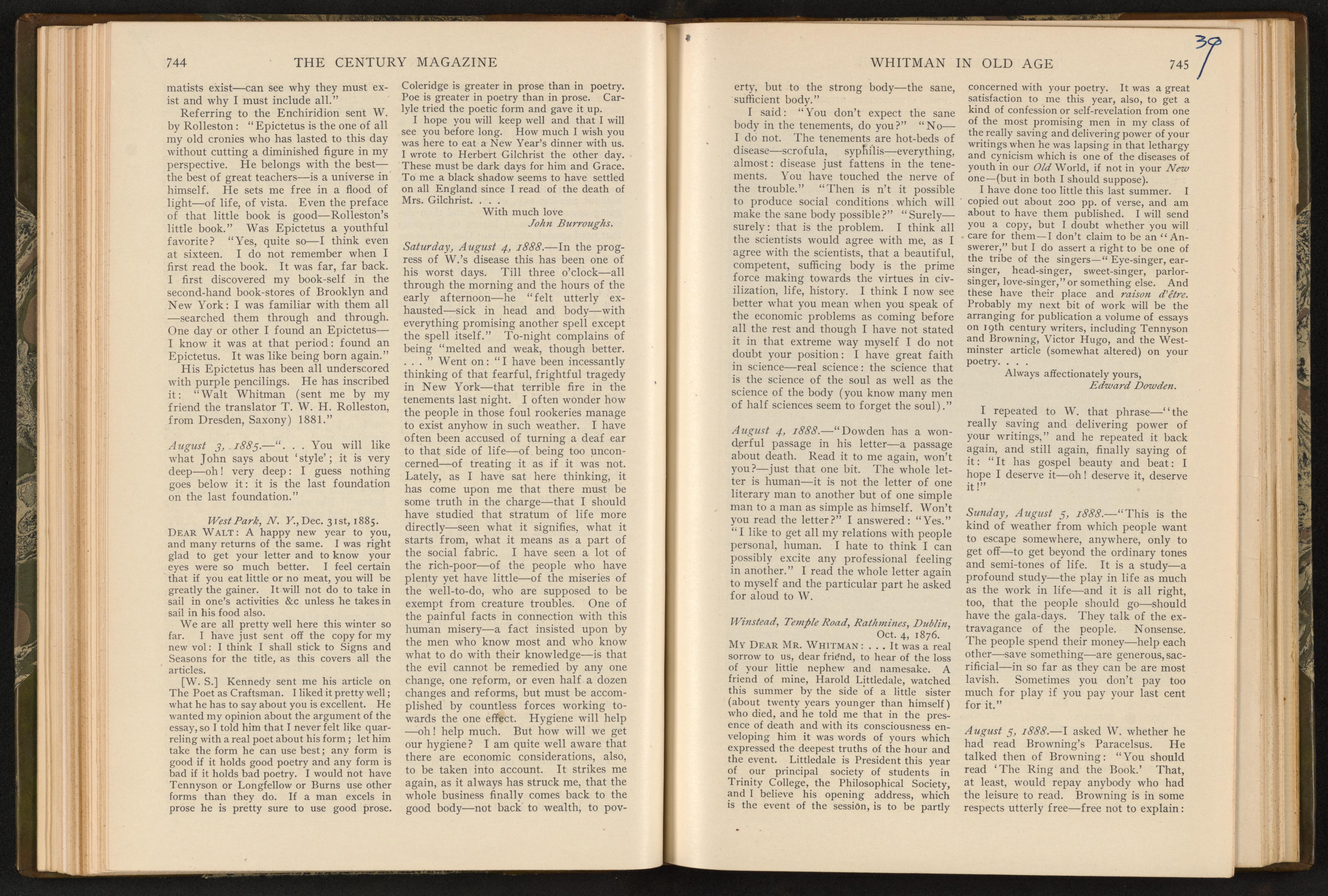 Scanned image of the current content page