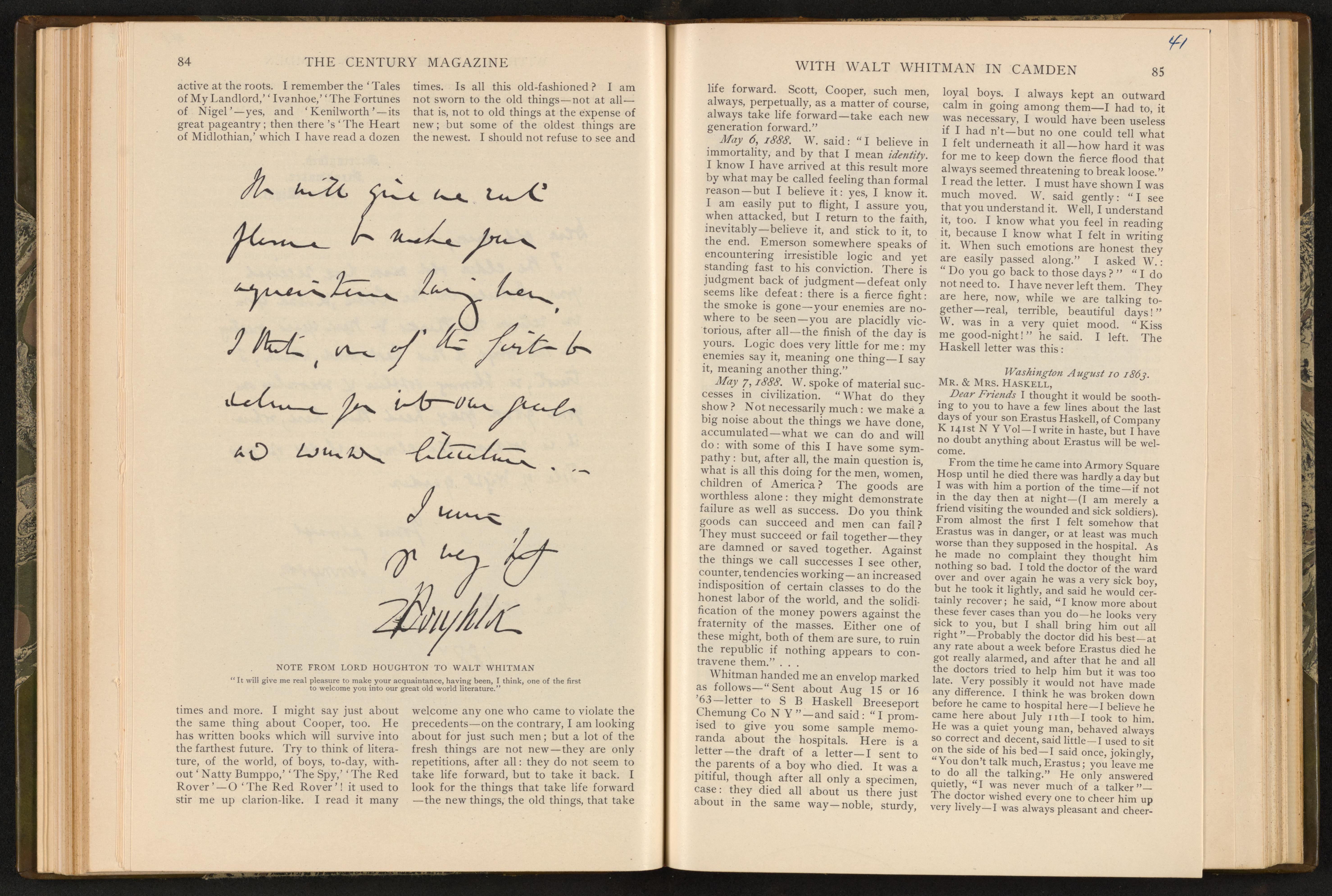 Scanned image of the current content page