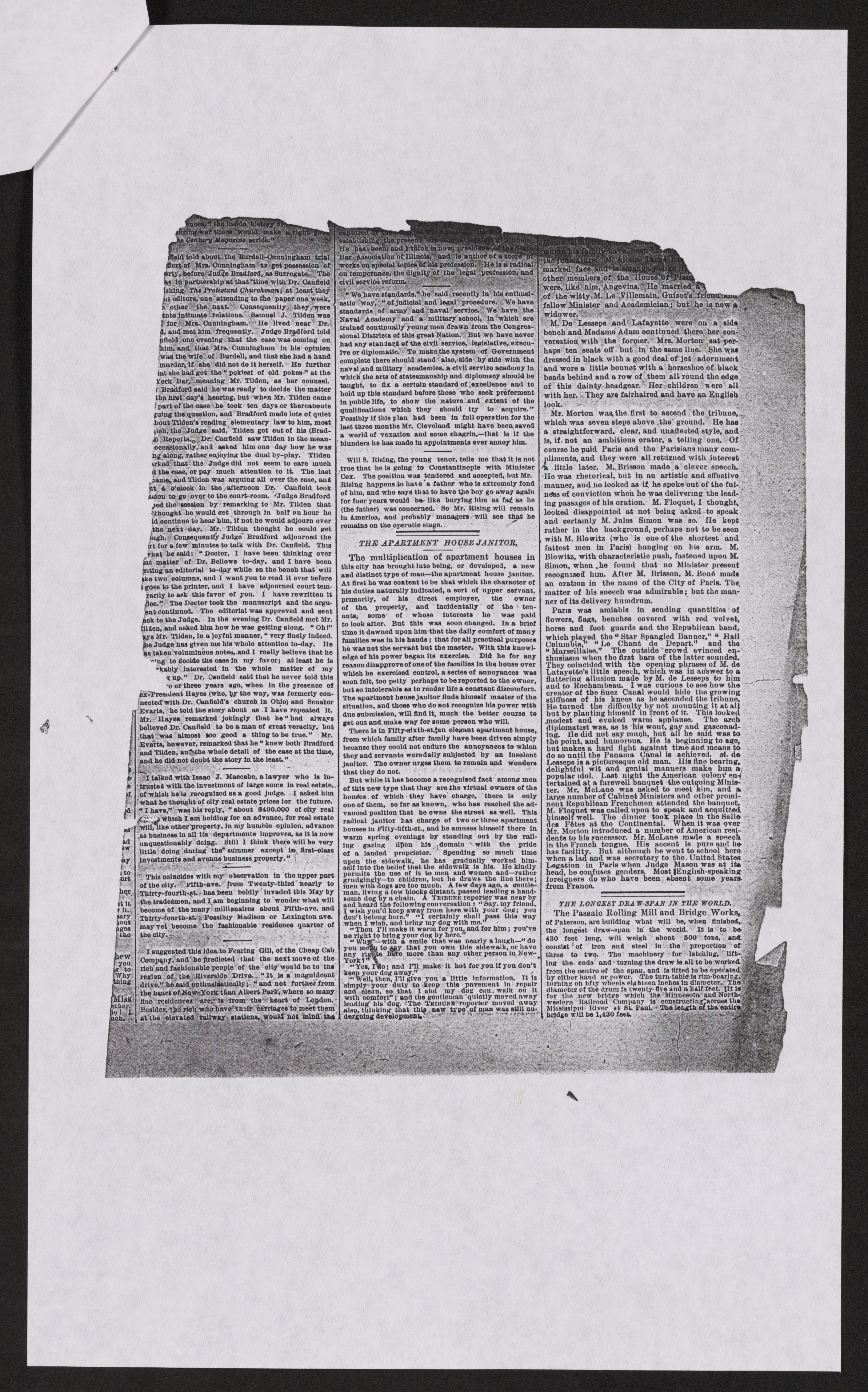 Scanned image of the current content page