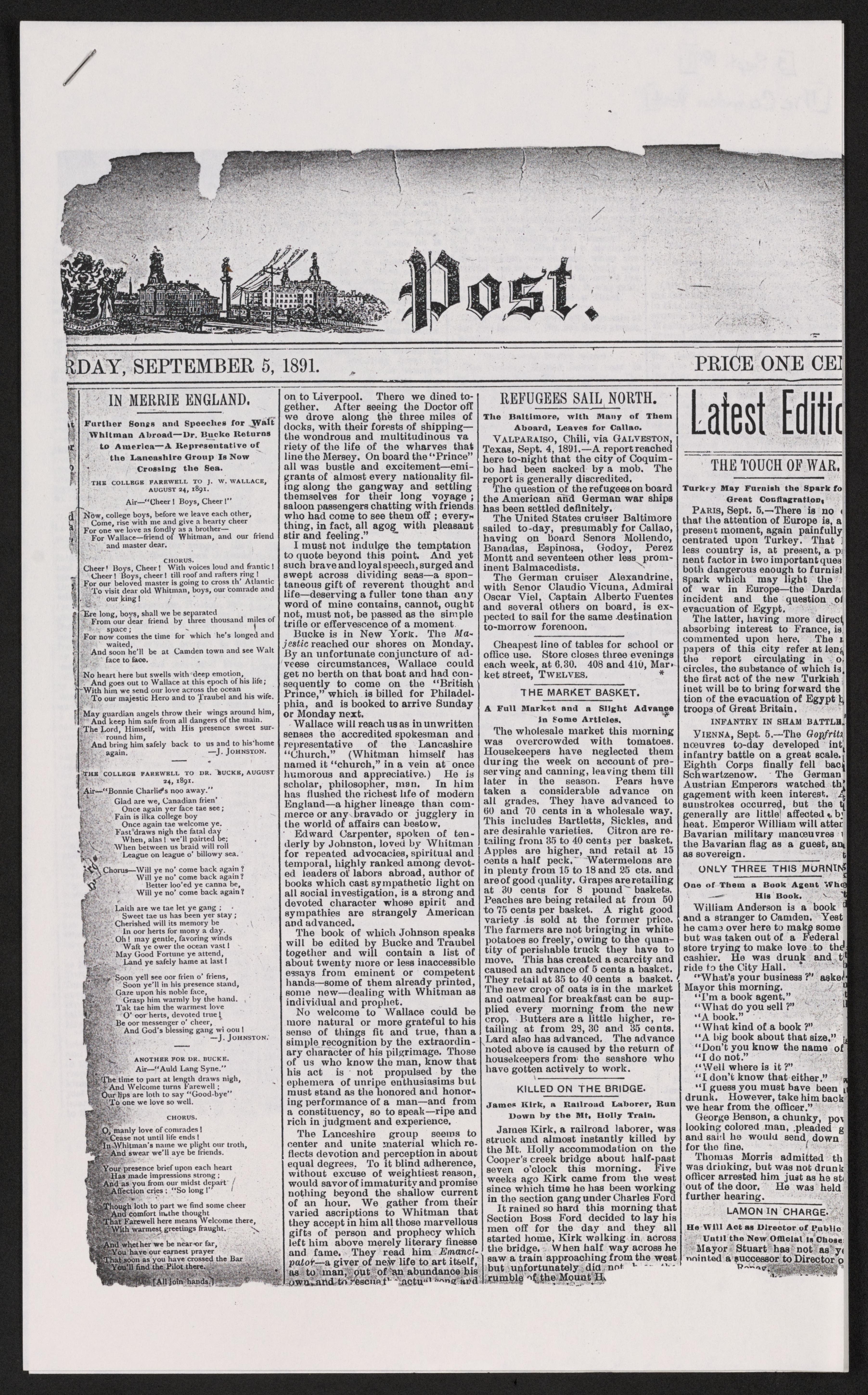 Scanned image of the current content page