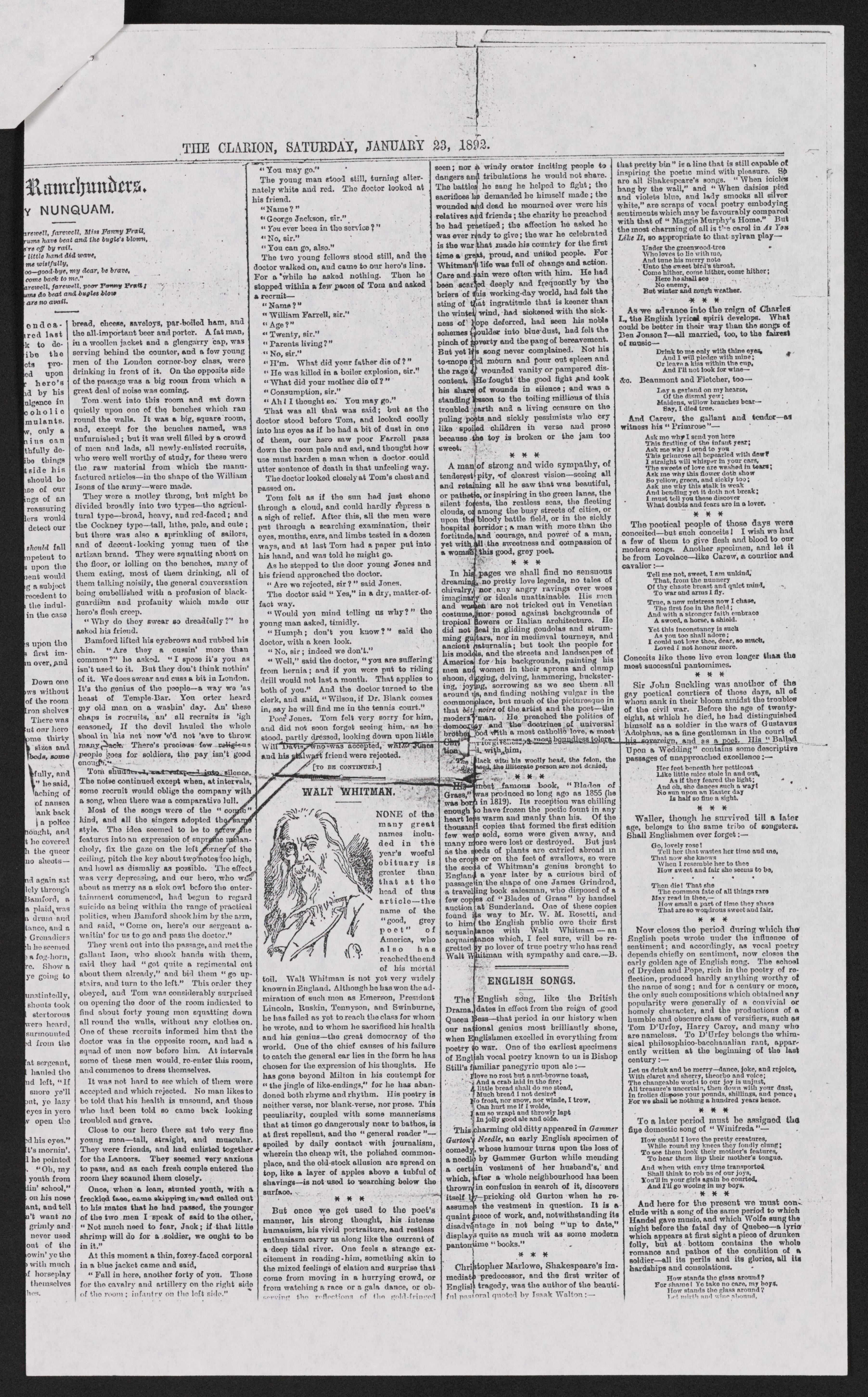Scanned image of the current content page