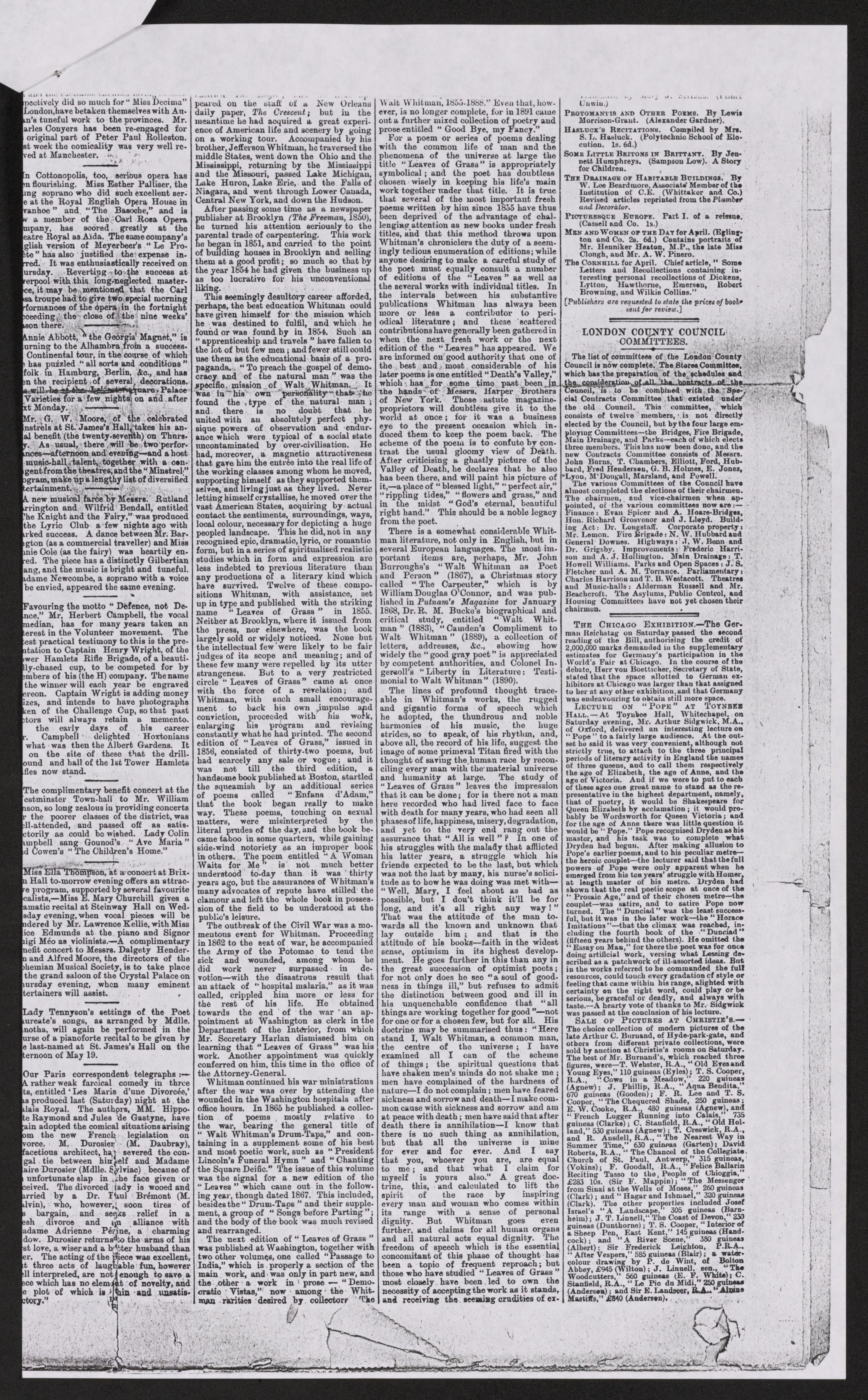 Scanned image of the current content page