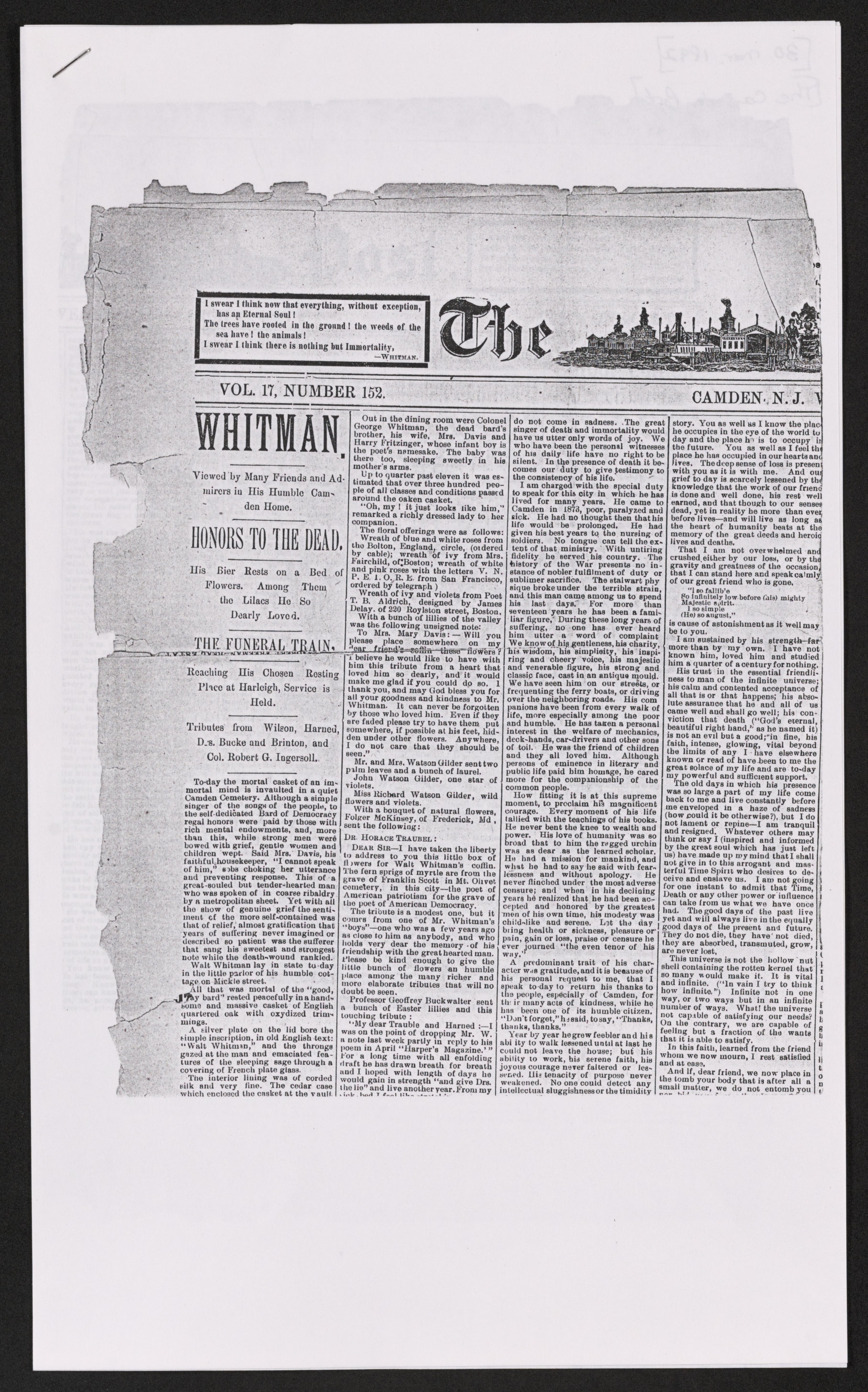 Scanned image of the current content page