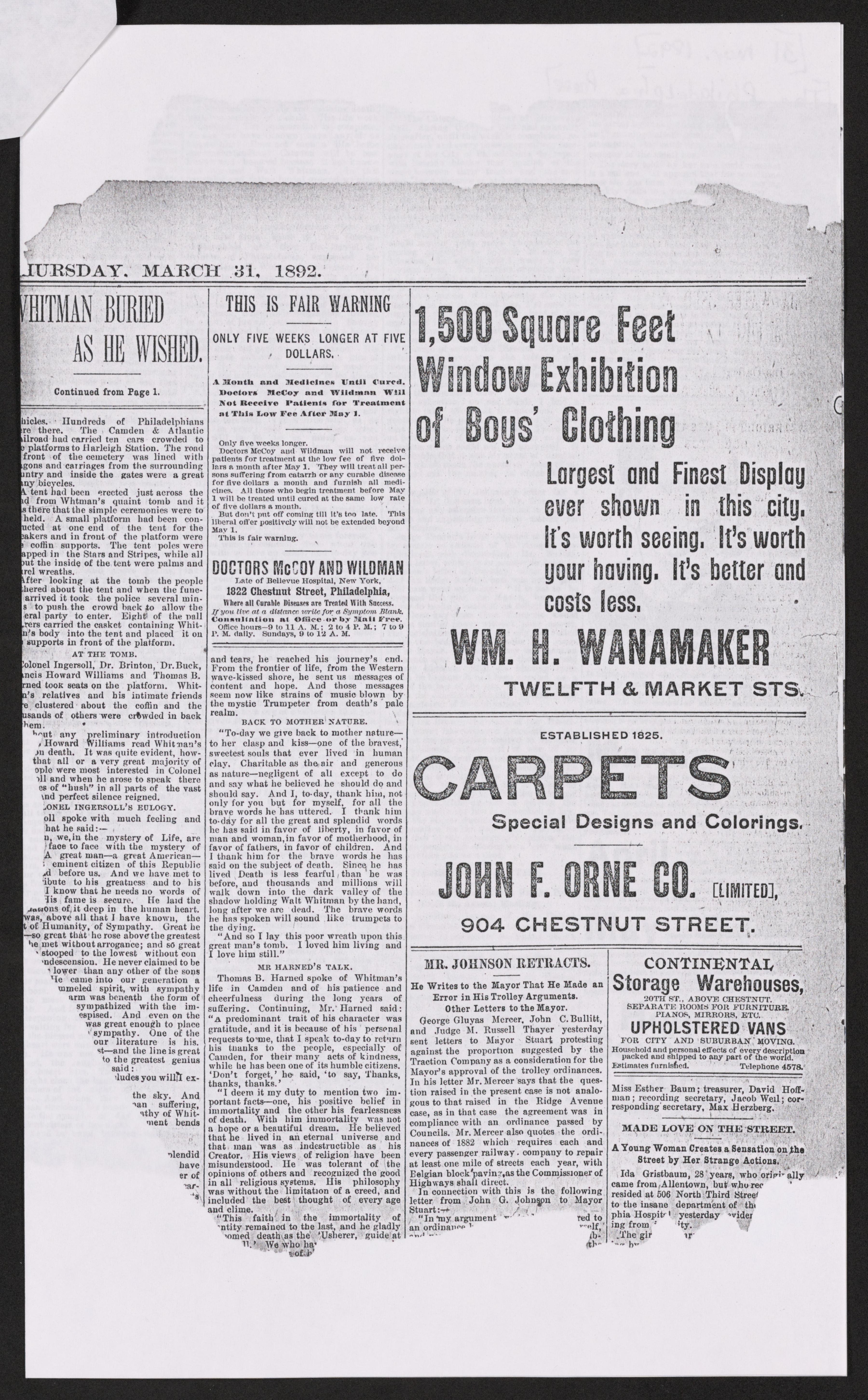 Scanned image of the current content page