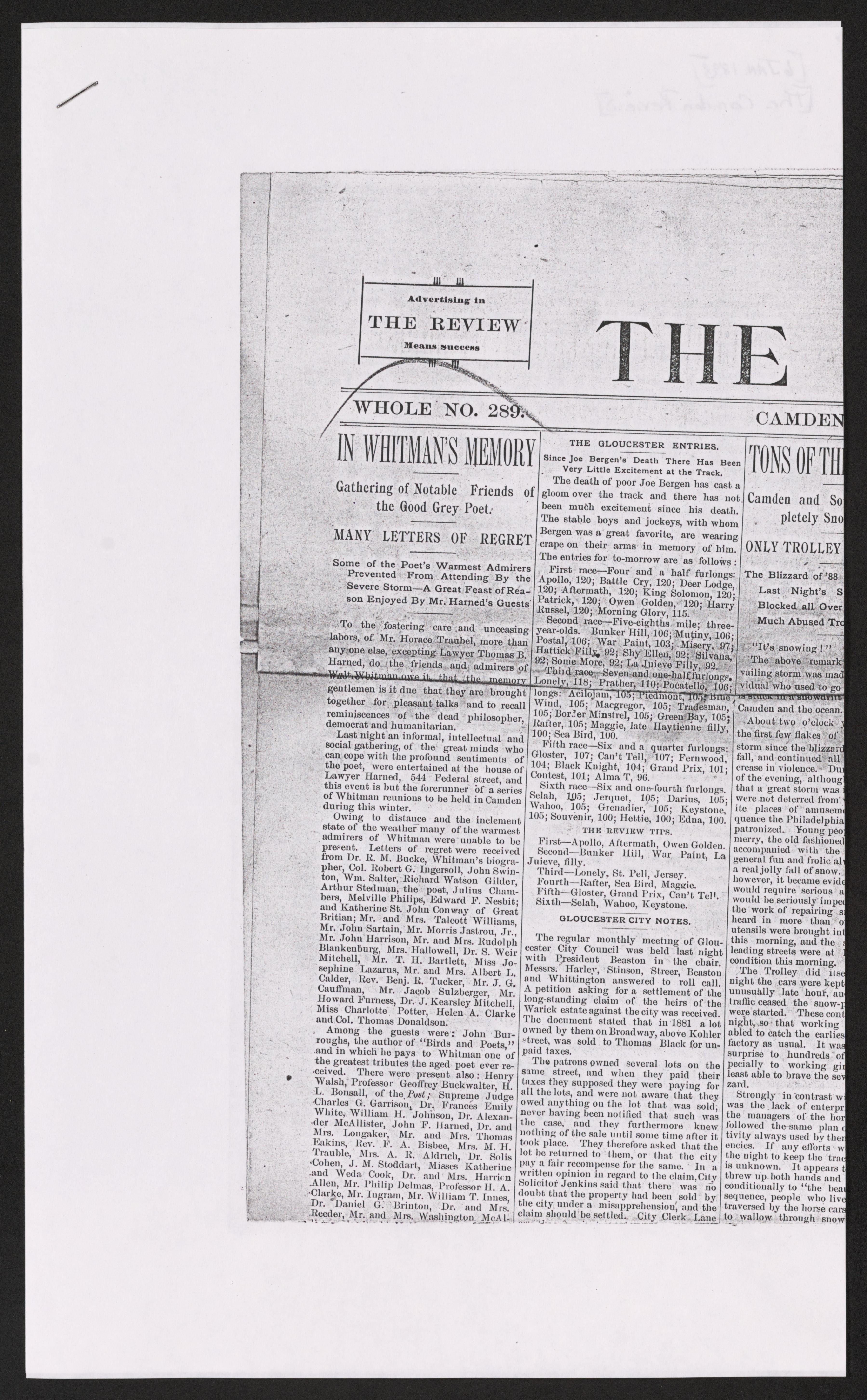Scanned image of the current content page