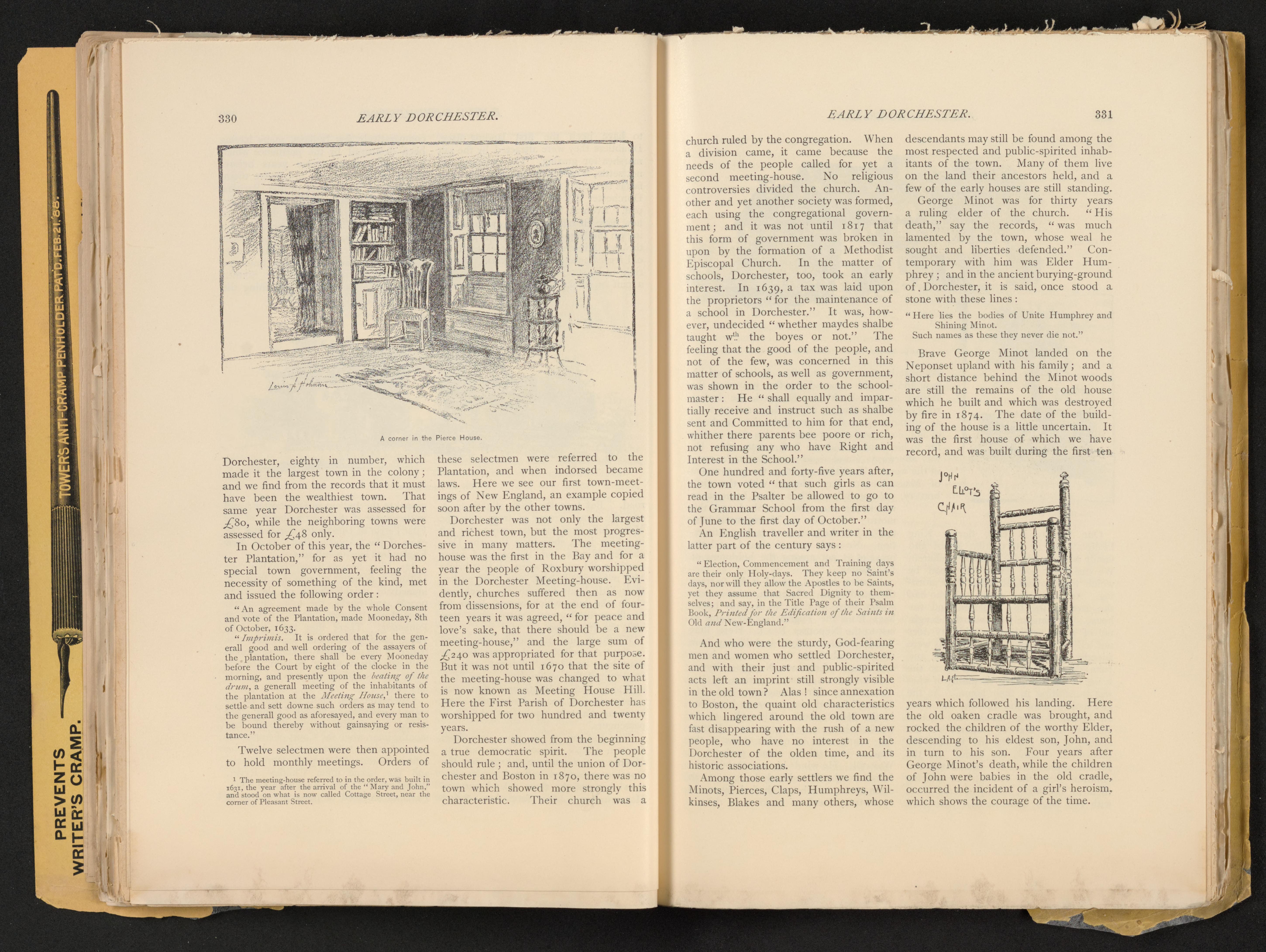 Scanned image of the current content page