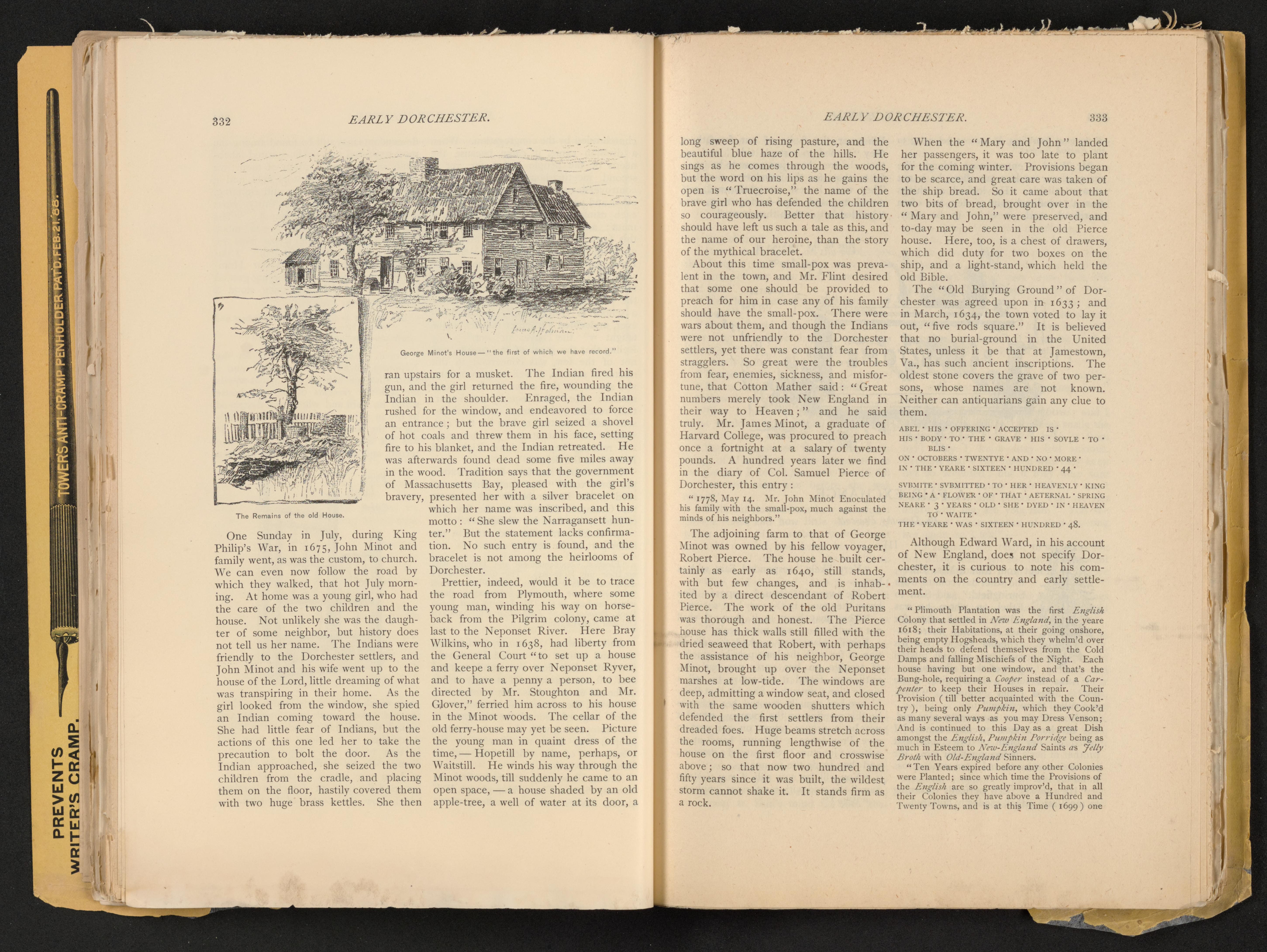 Scanned image of the current content page