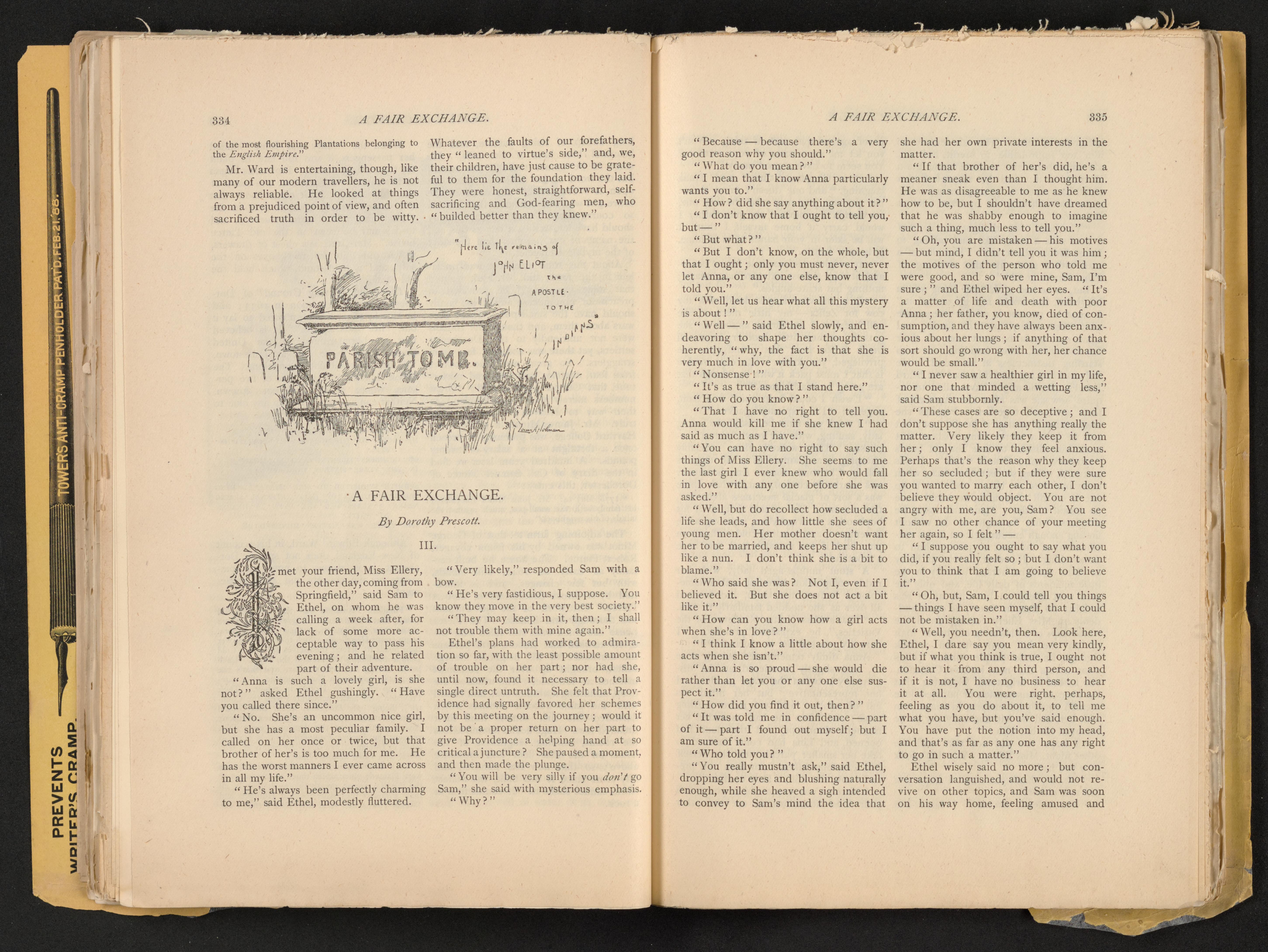 Scanned image of the current content page