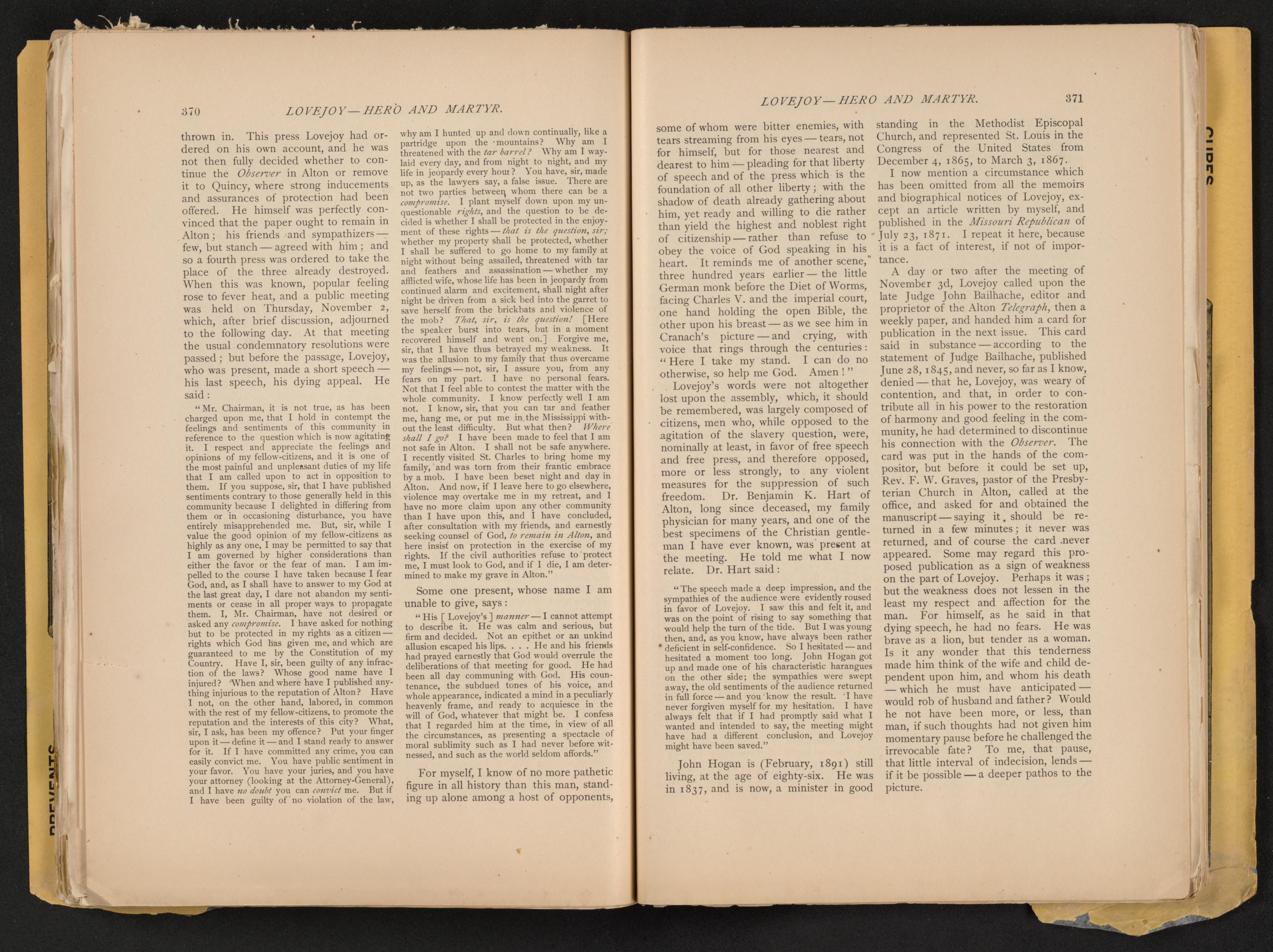 Scanned image of the current content page