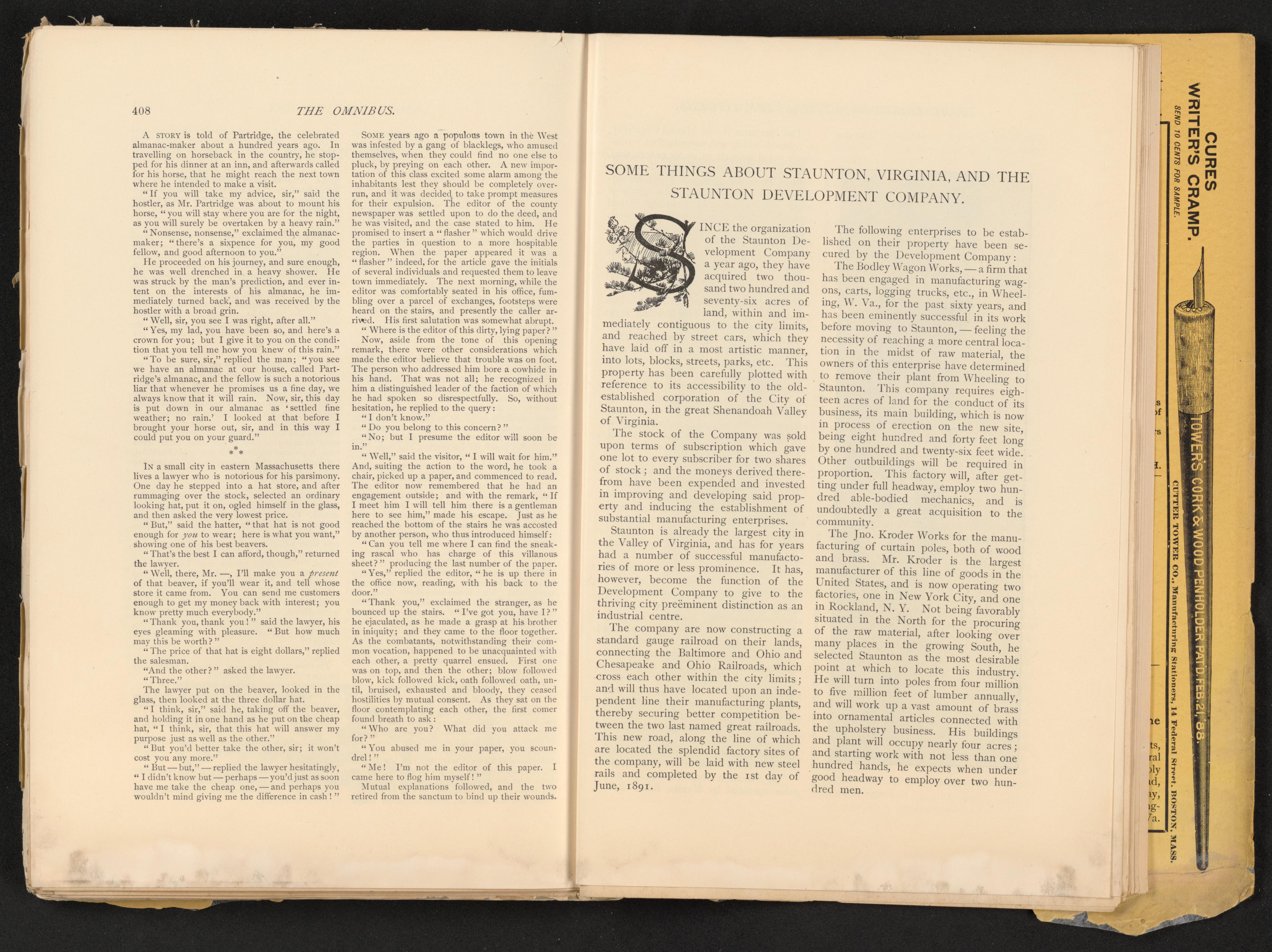 Scanned image of the current content page