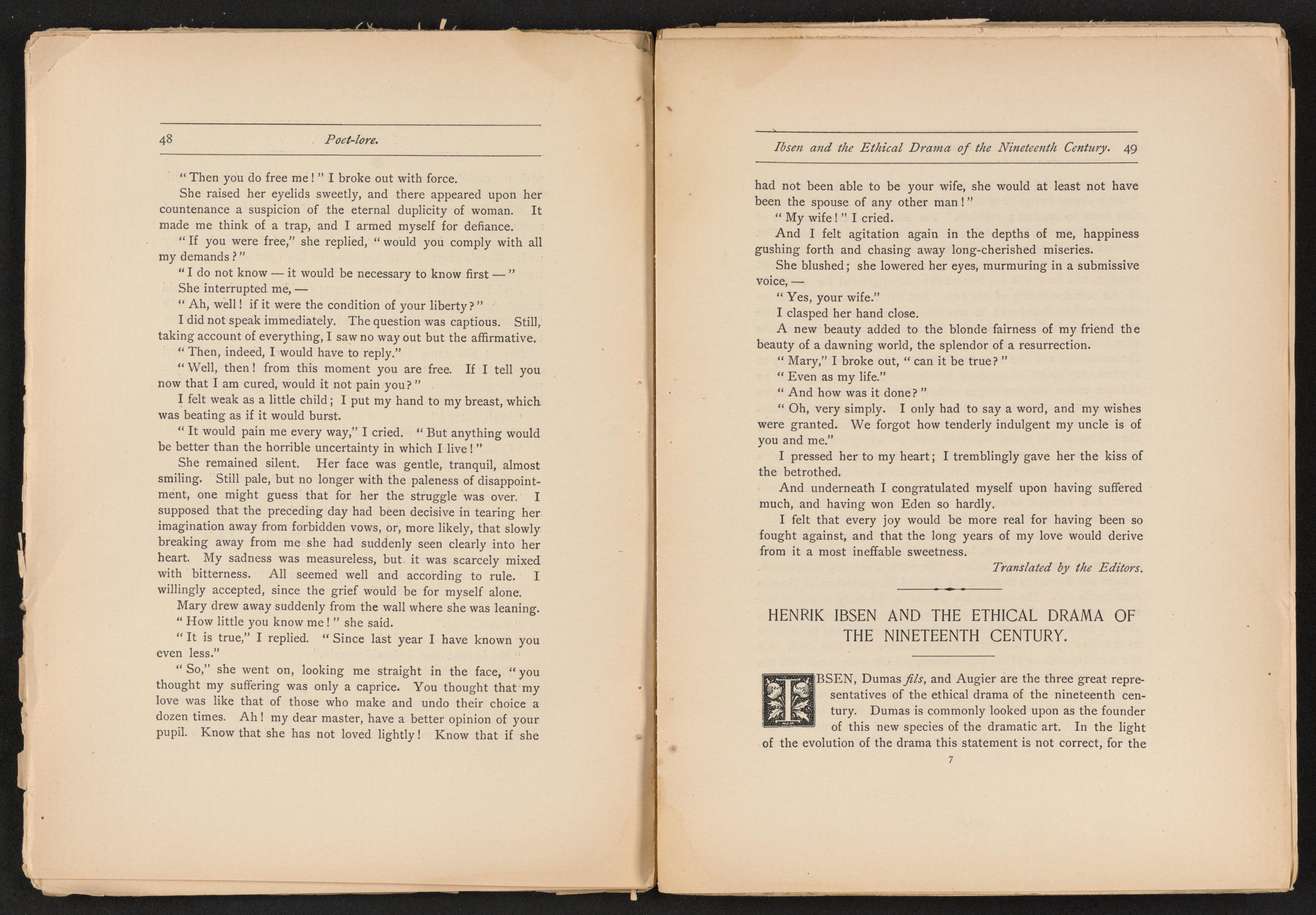 Scanned image of the current content page