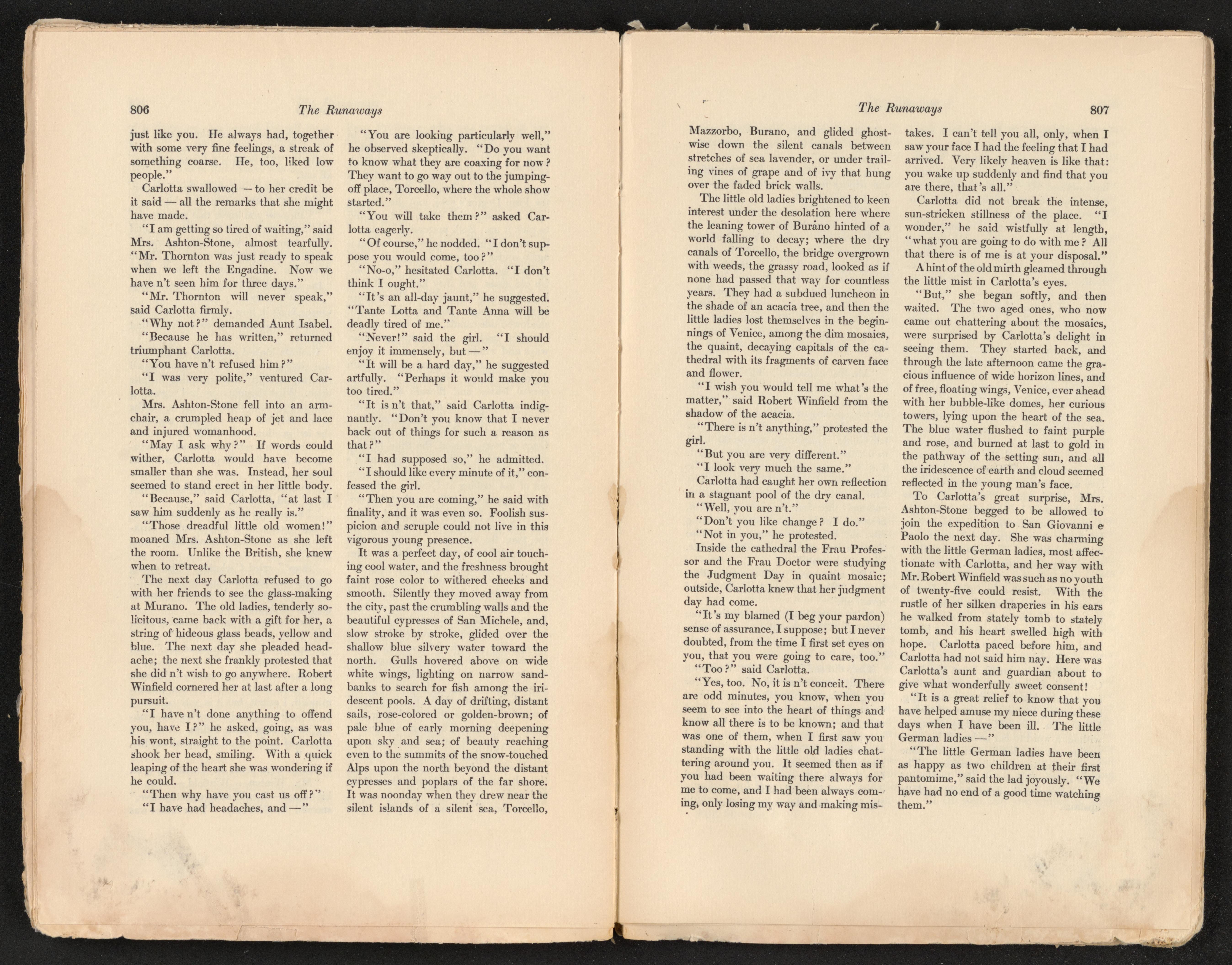 Scanned image of the current content page