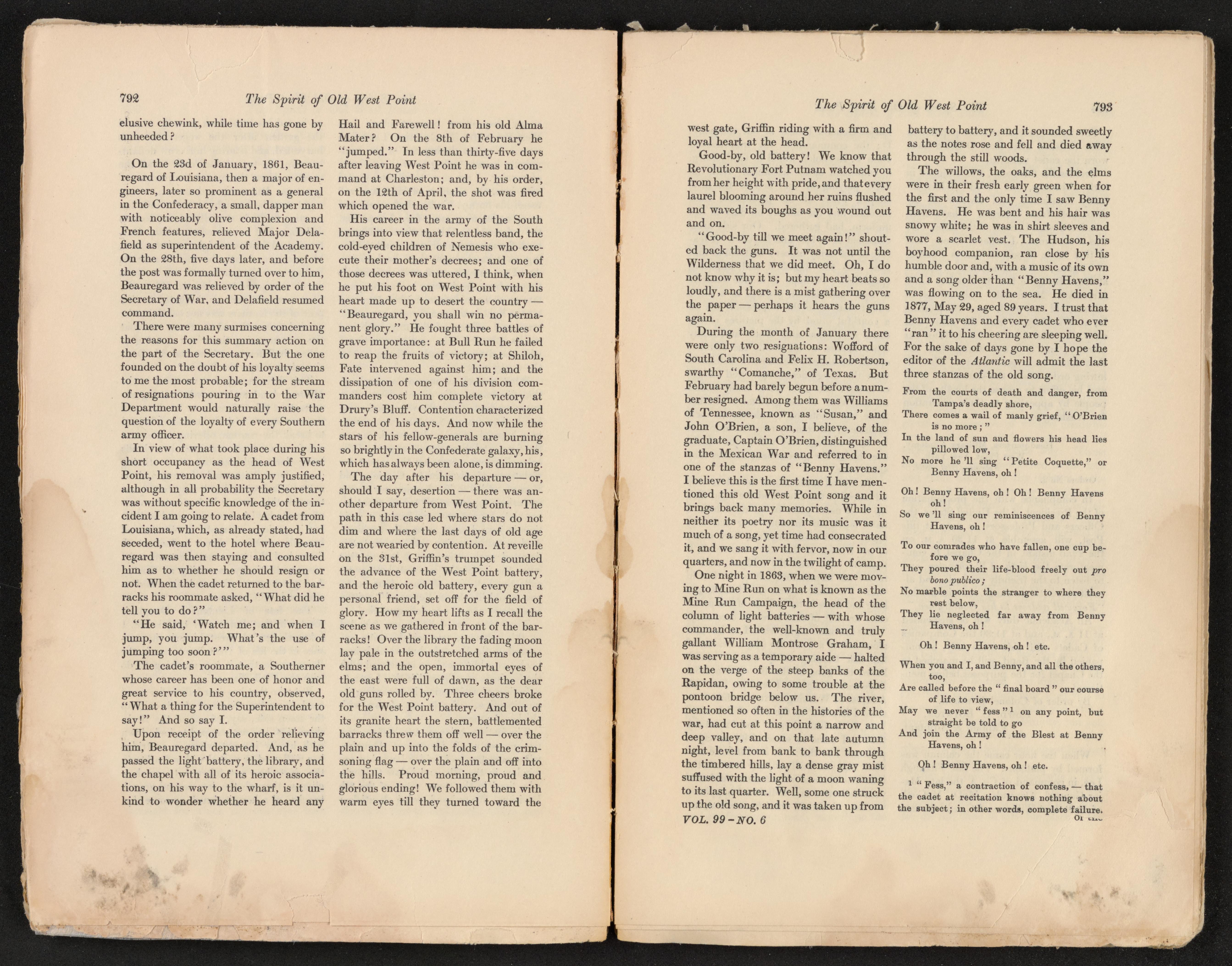 Scanned image of the current content page