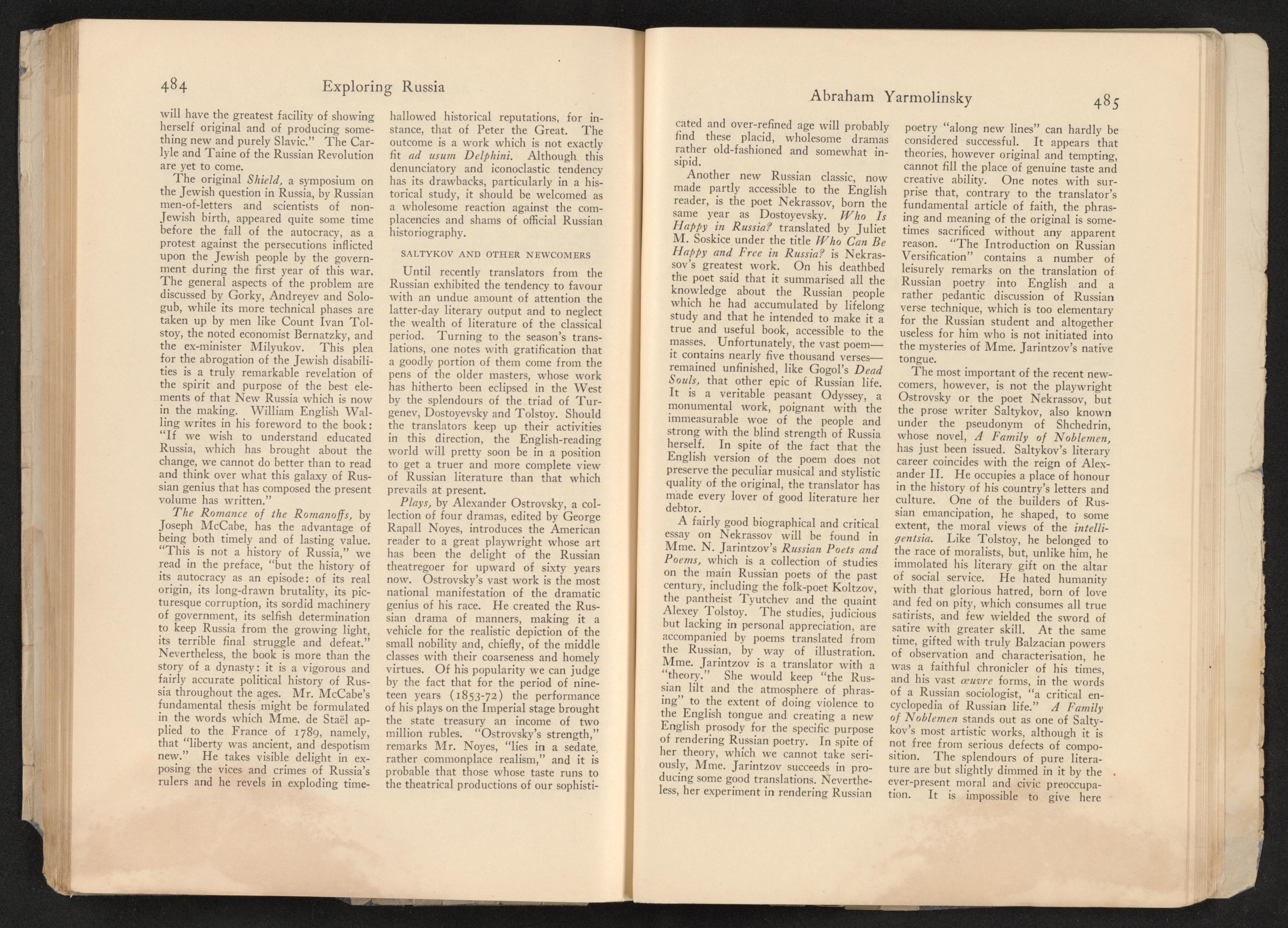 Scanned image of the current content page