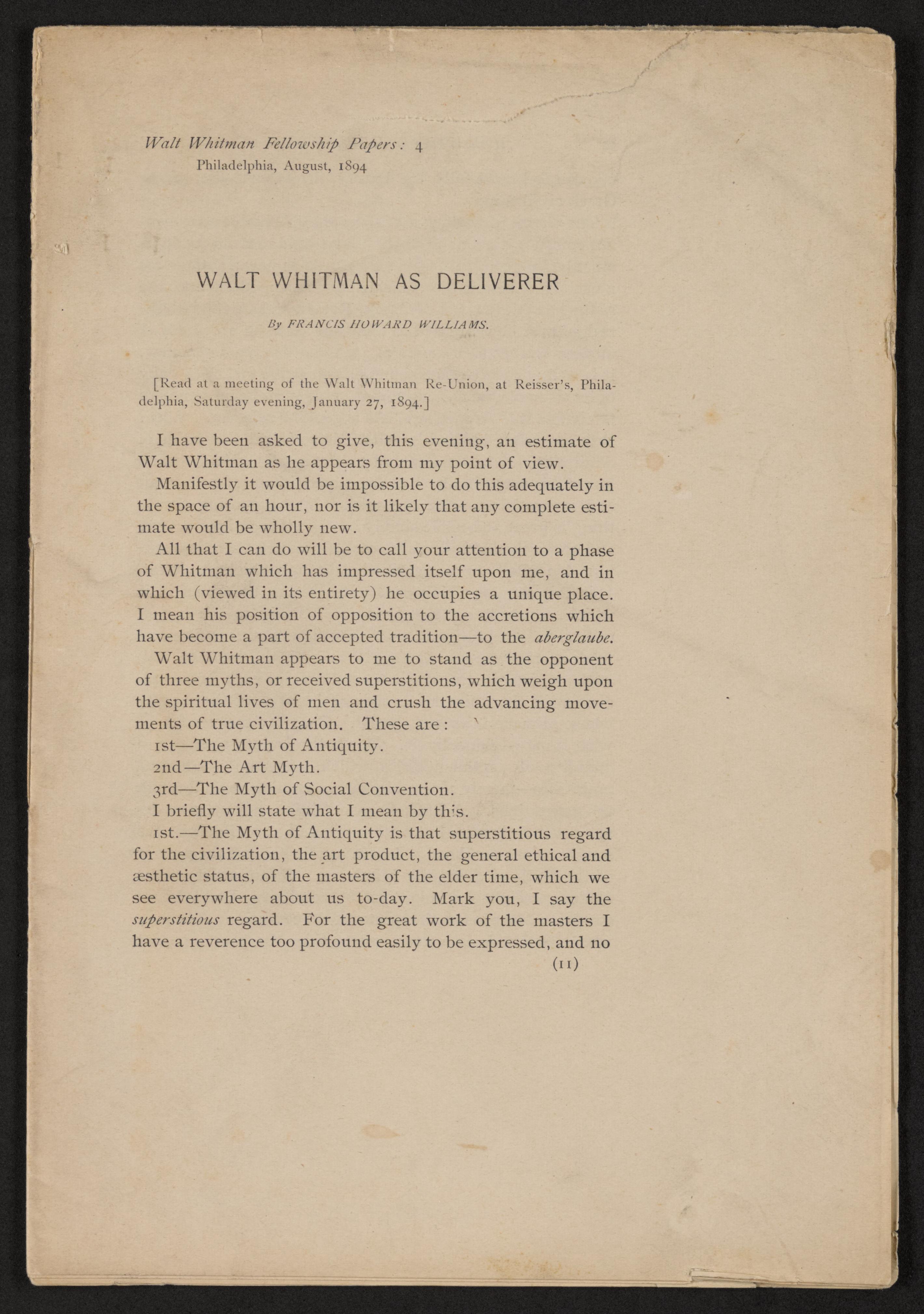 Scanned image of the current content page