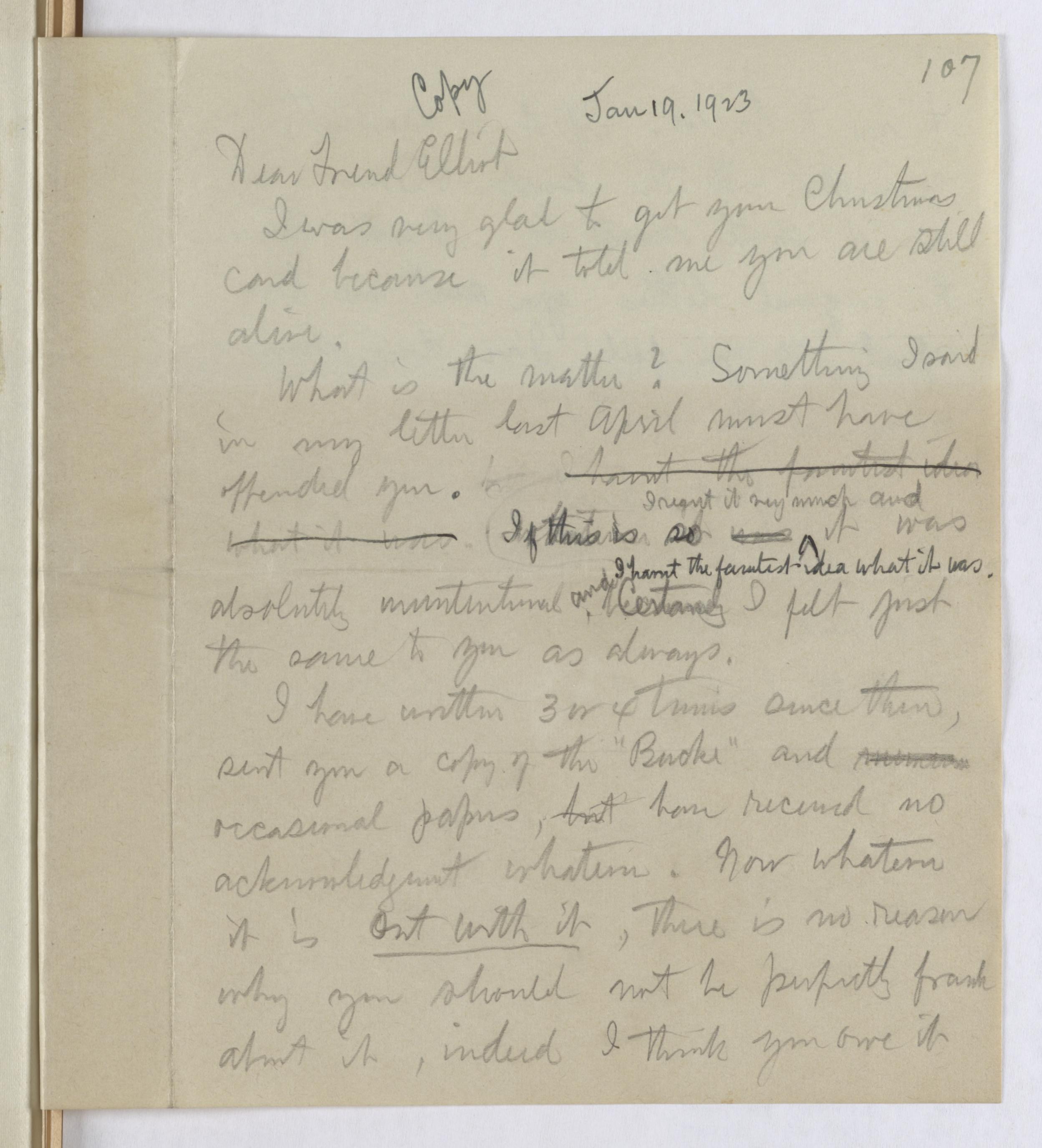 Scanned image of the current content page