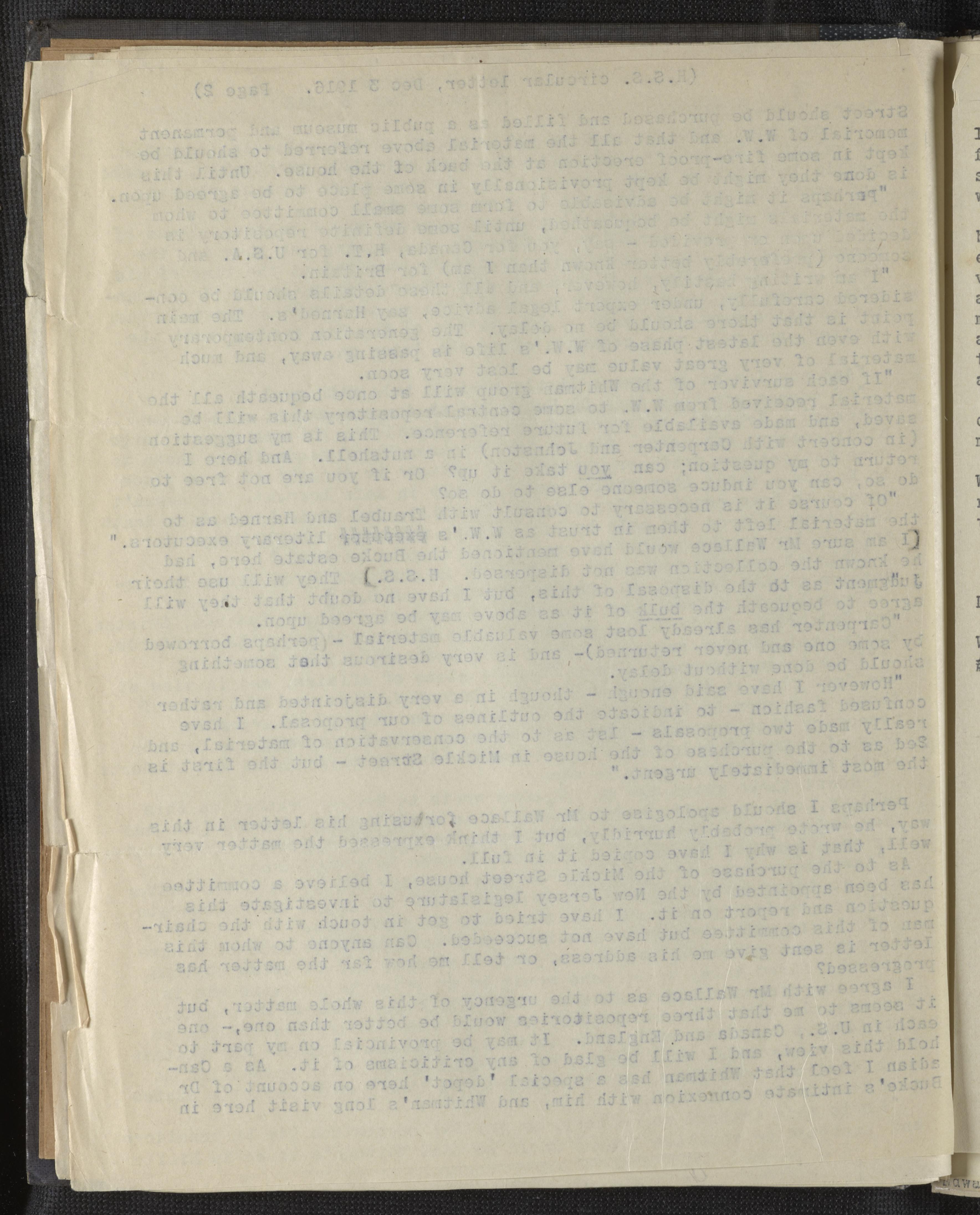 Scanned image of the current content page