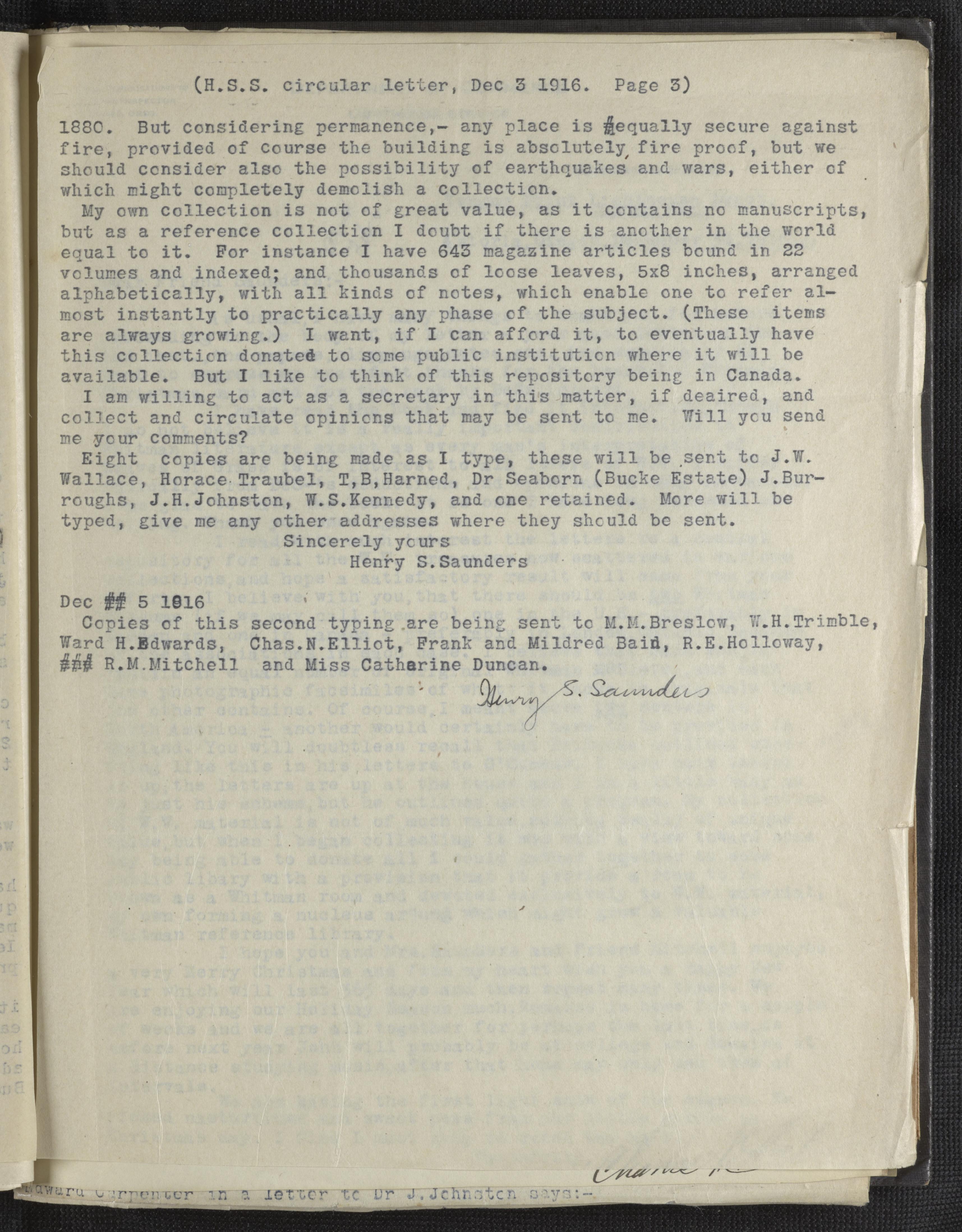 Scanned image of the current content page