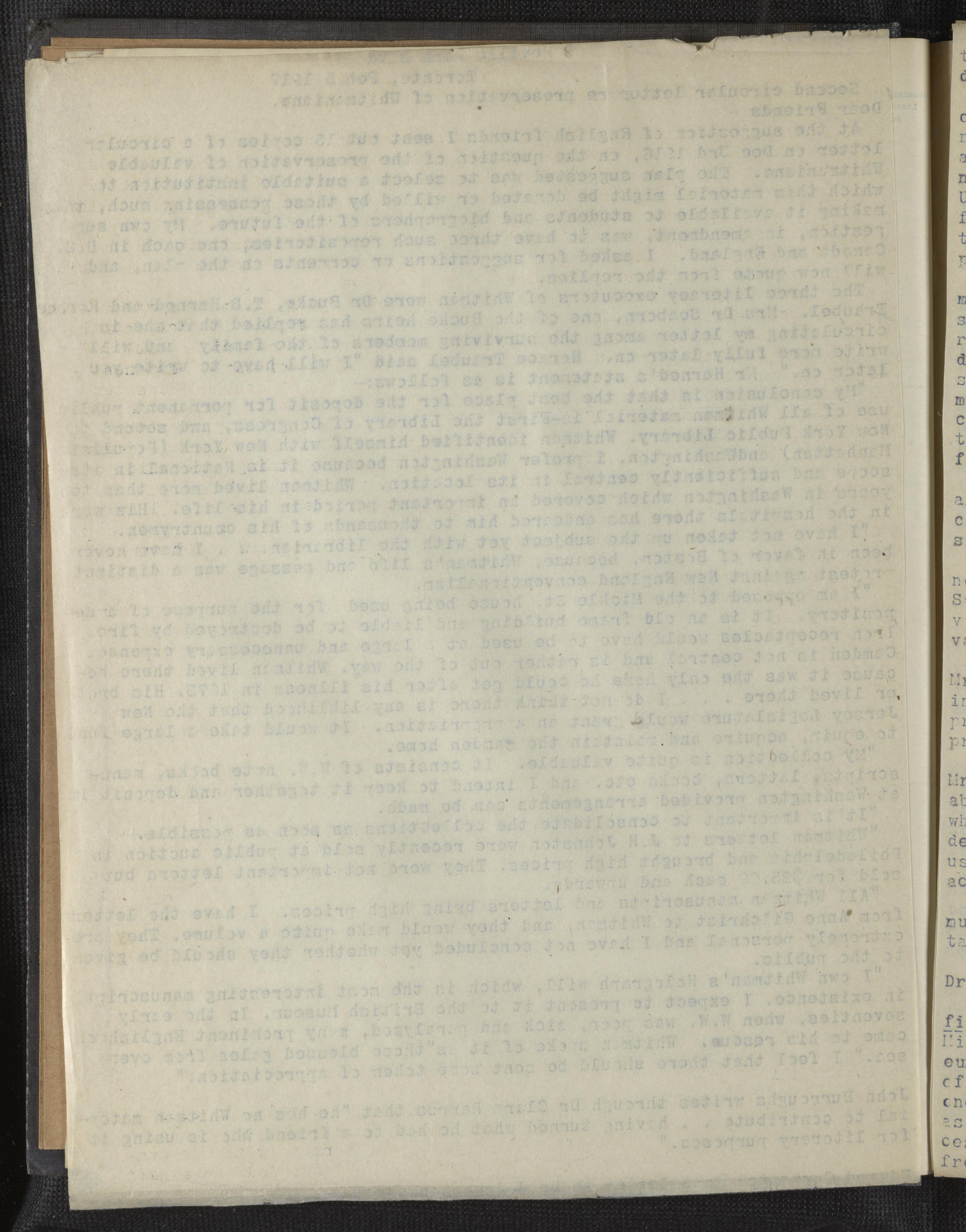 Scanned image of the current content page