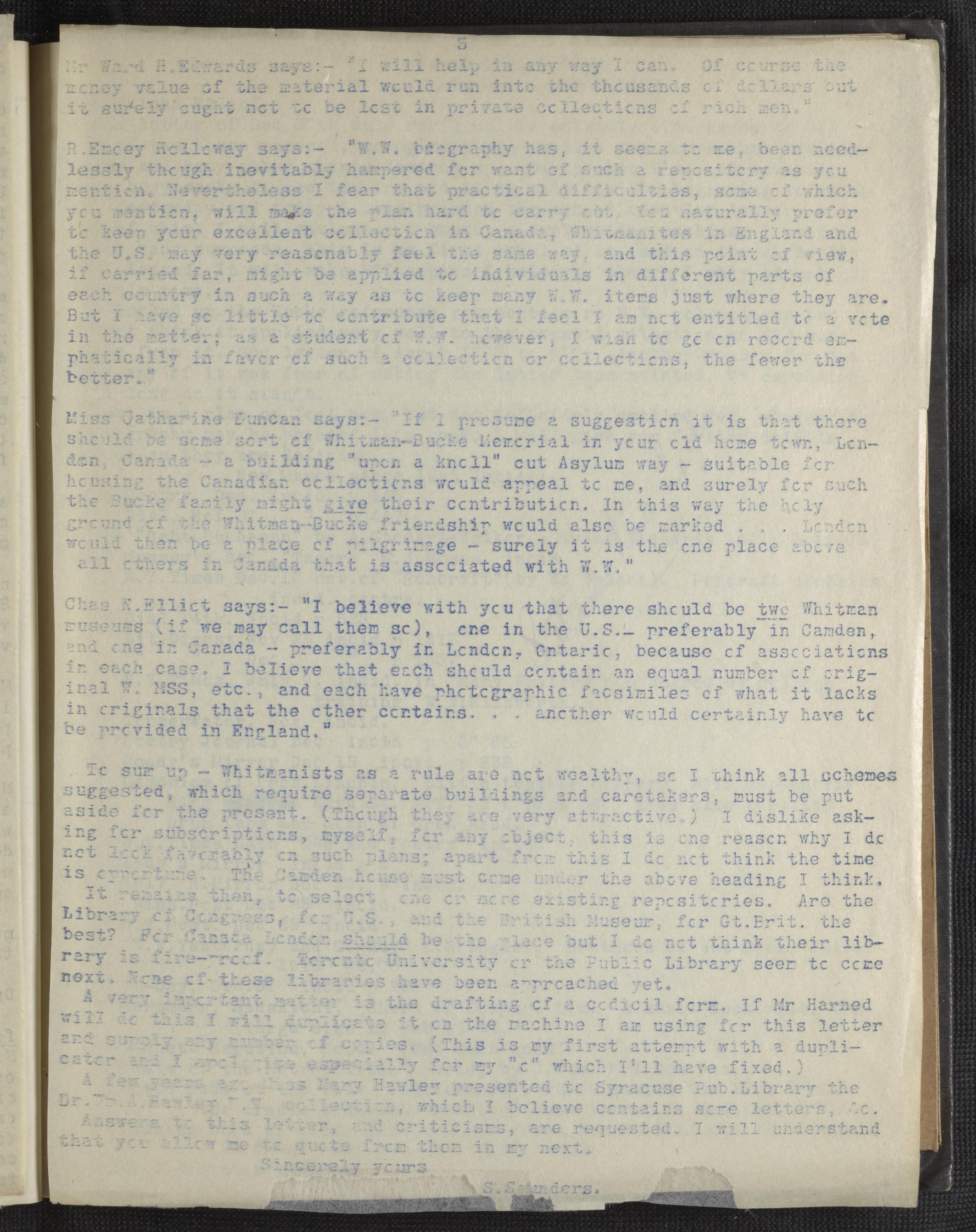 Scanned image of the current content page