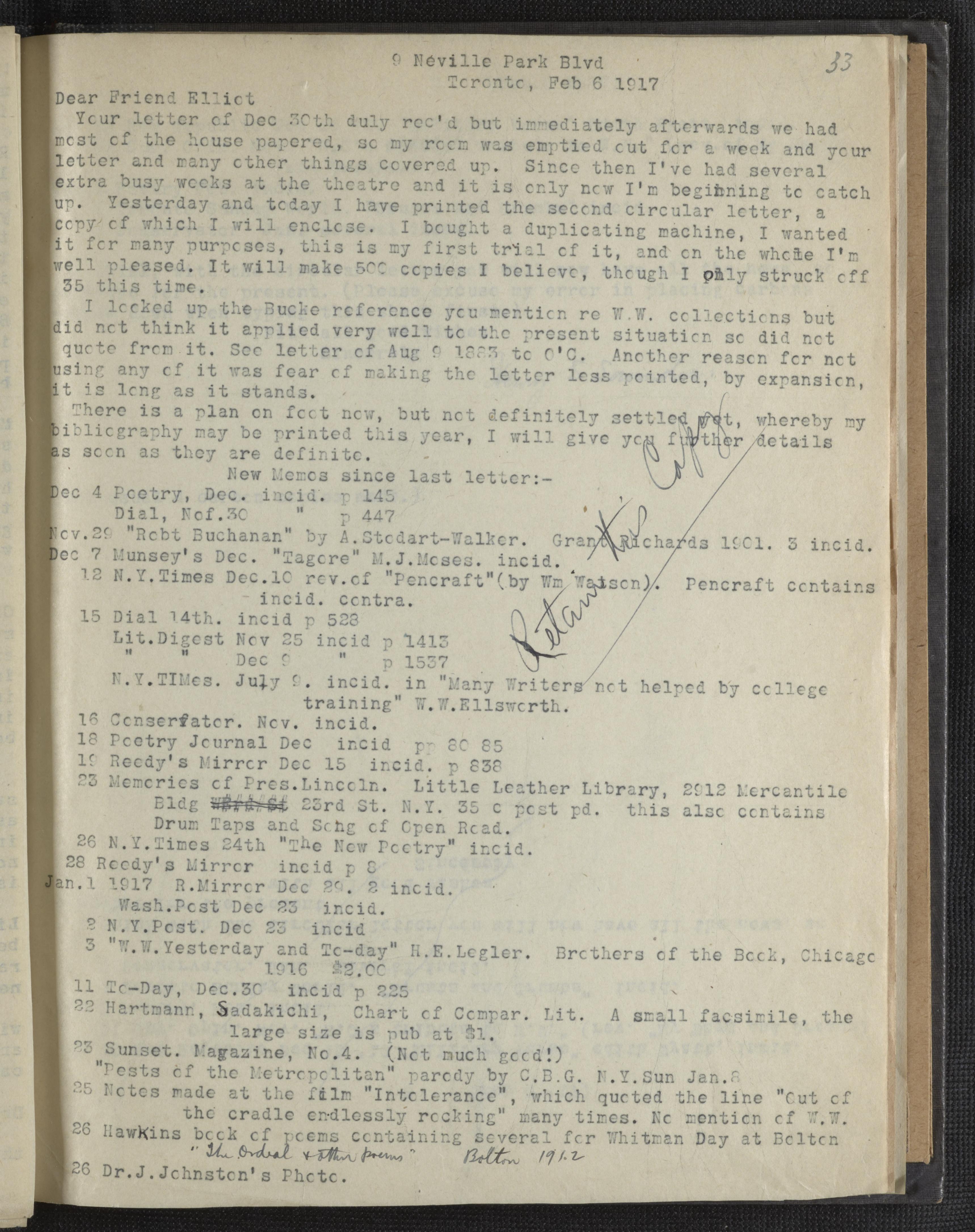 Scanned image of the current content page