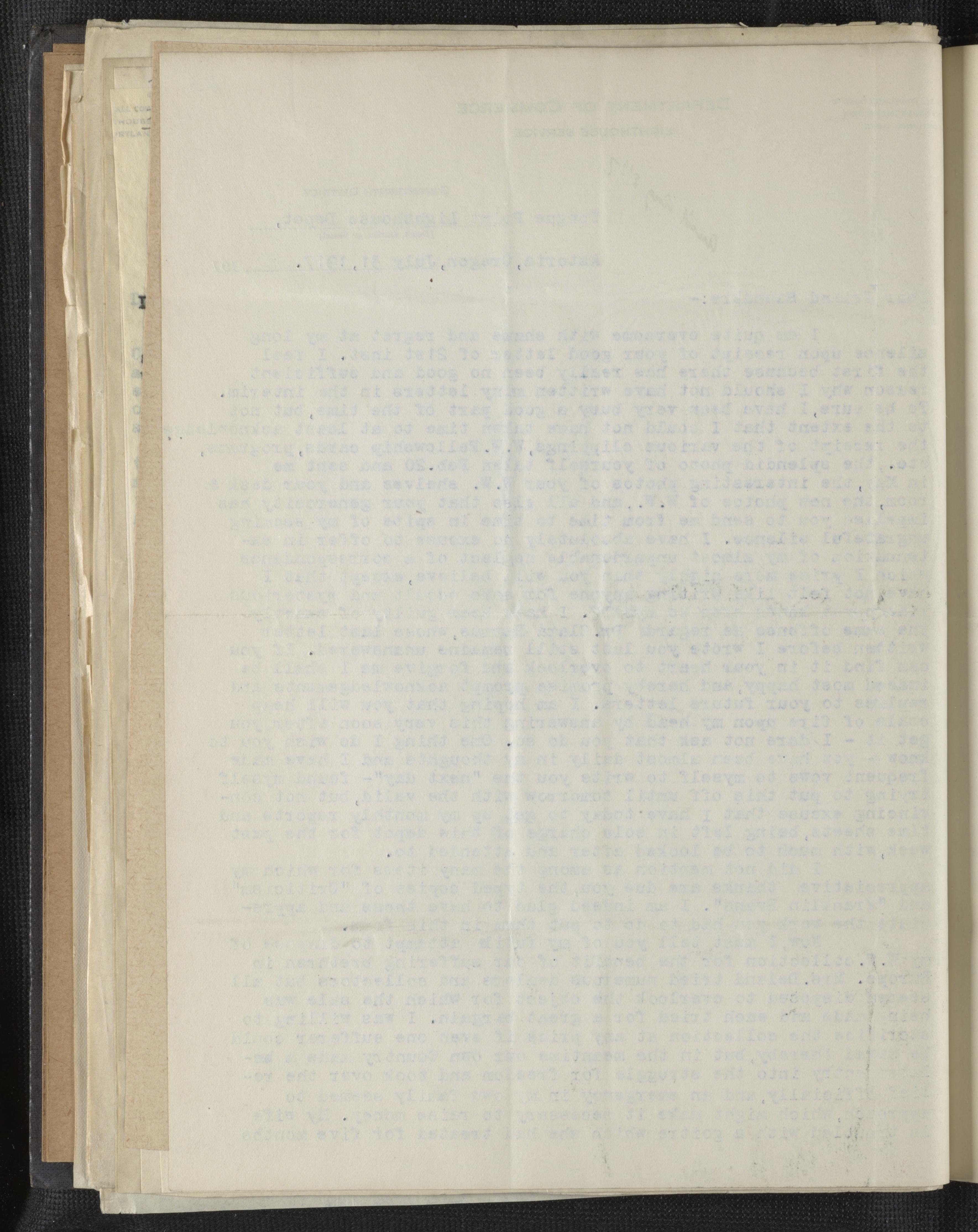 Scanned image of the current content page