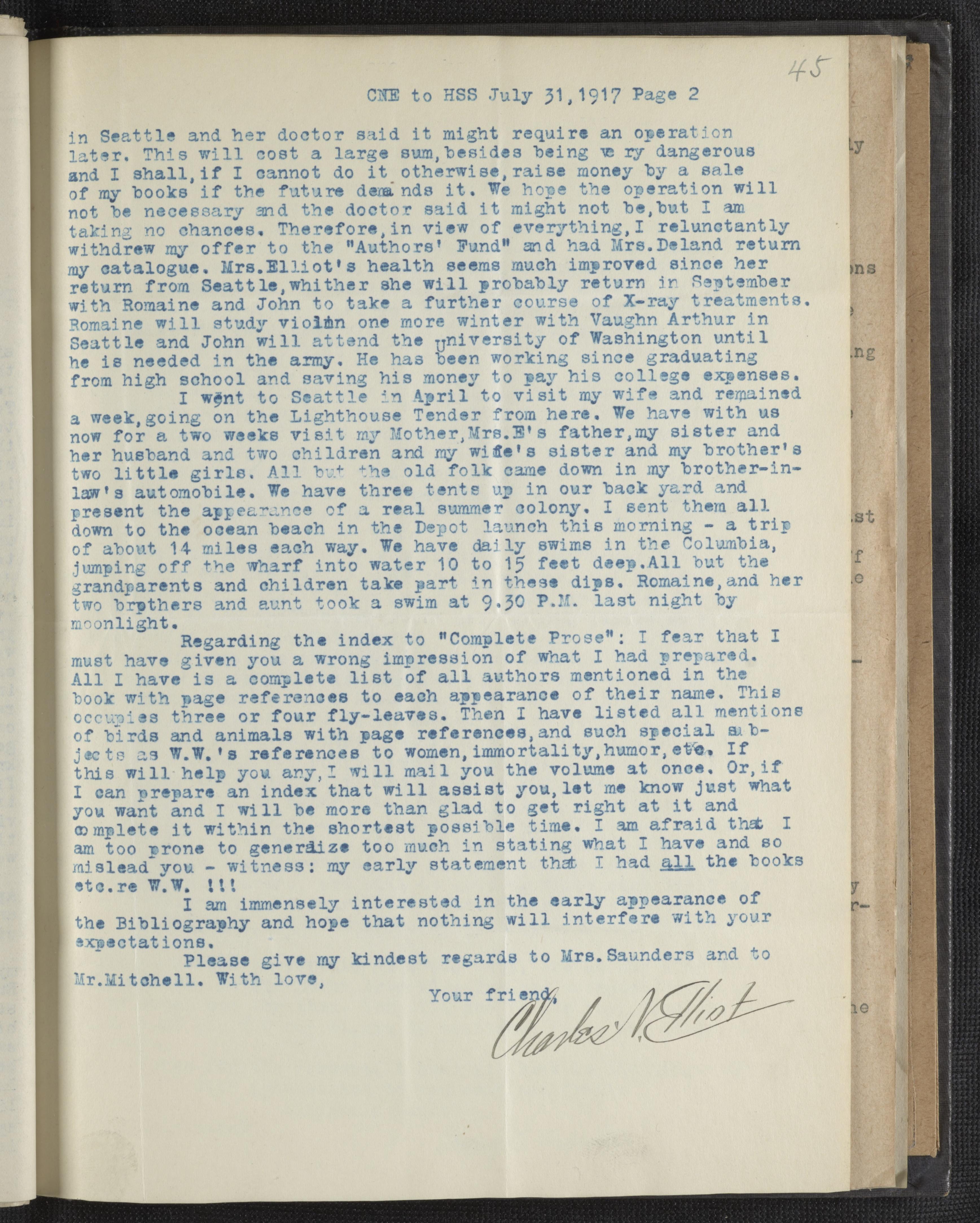 Scanned image of the current content page