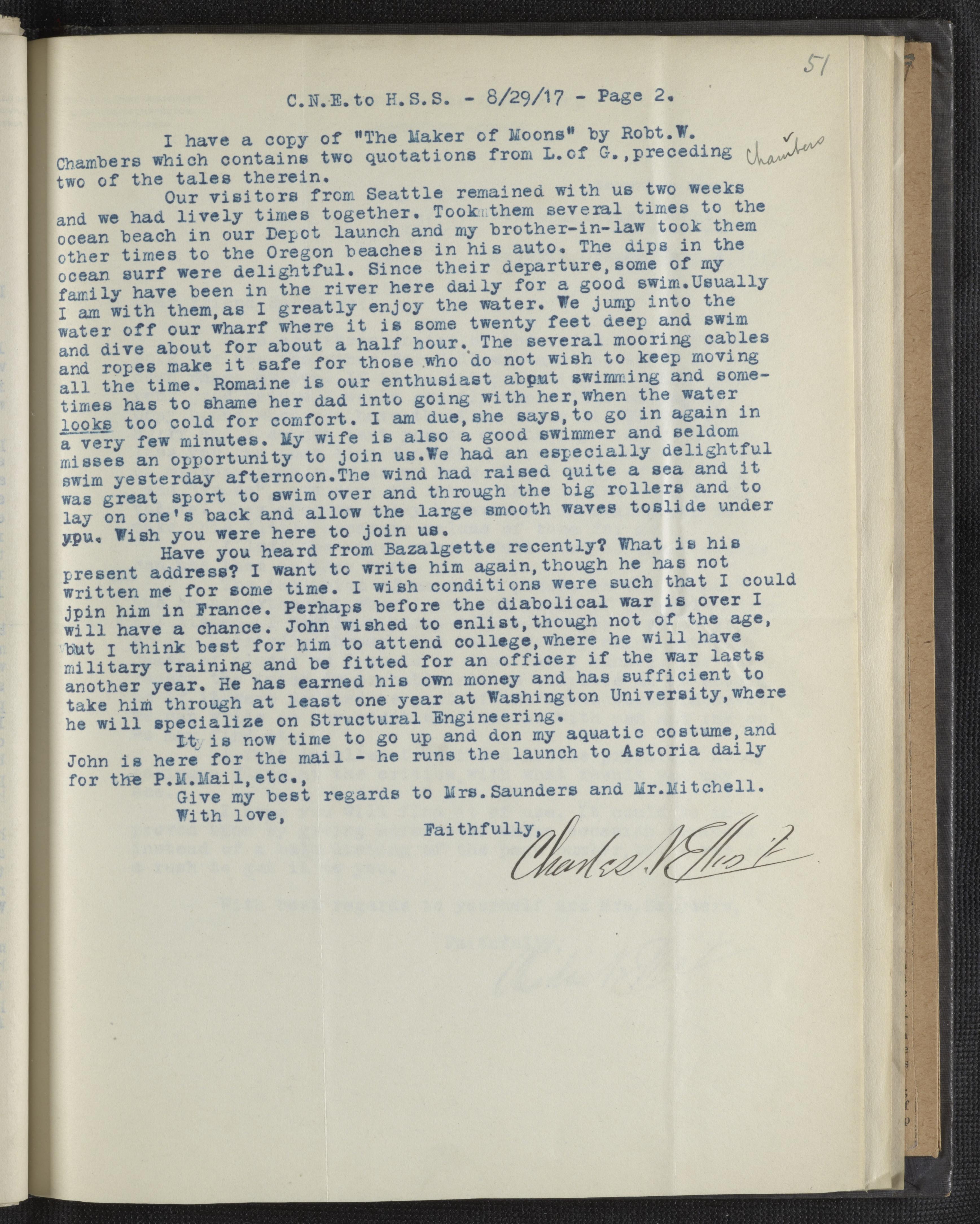 Scanned image of the current content page