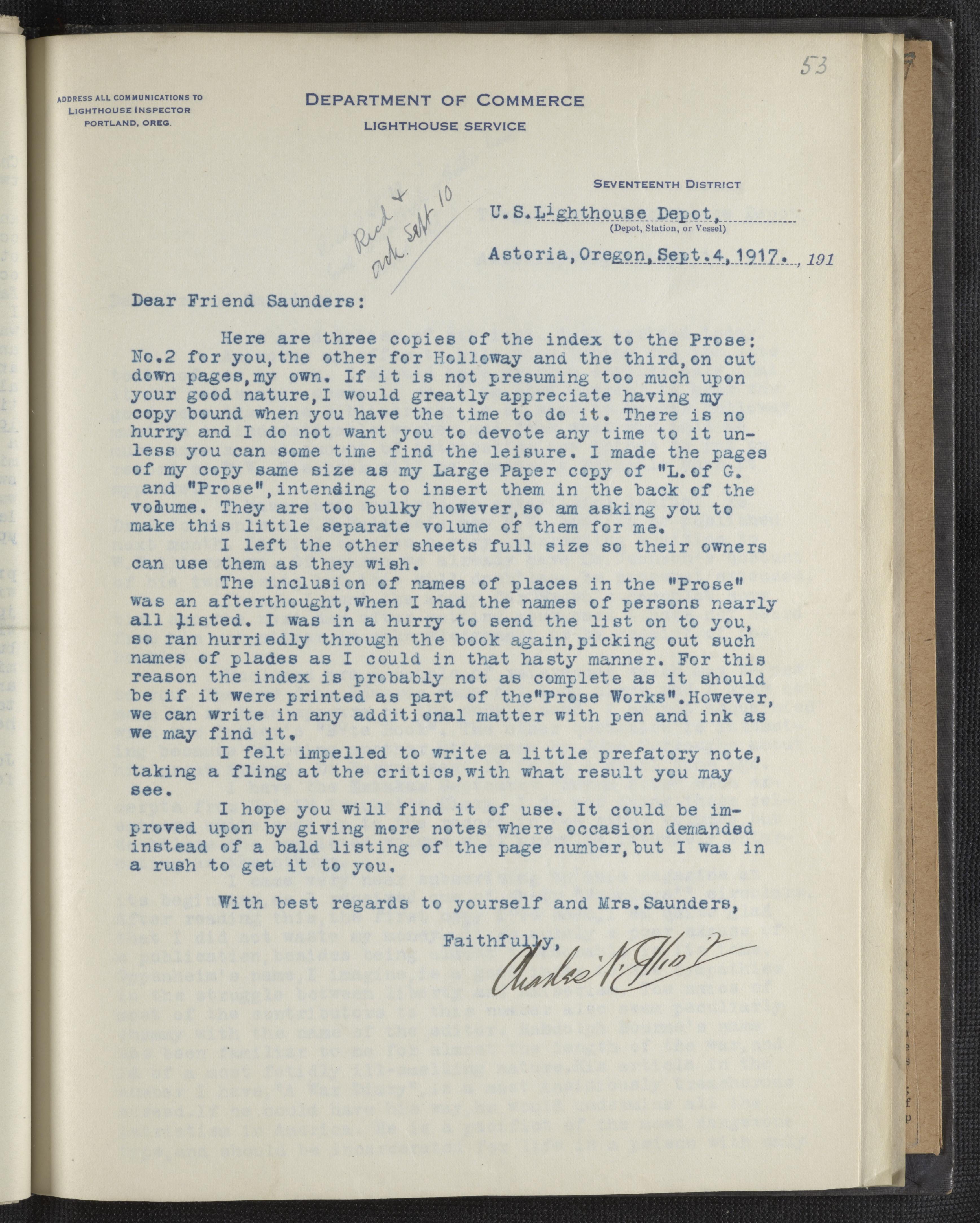 Scanned image of the current content page