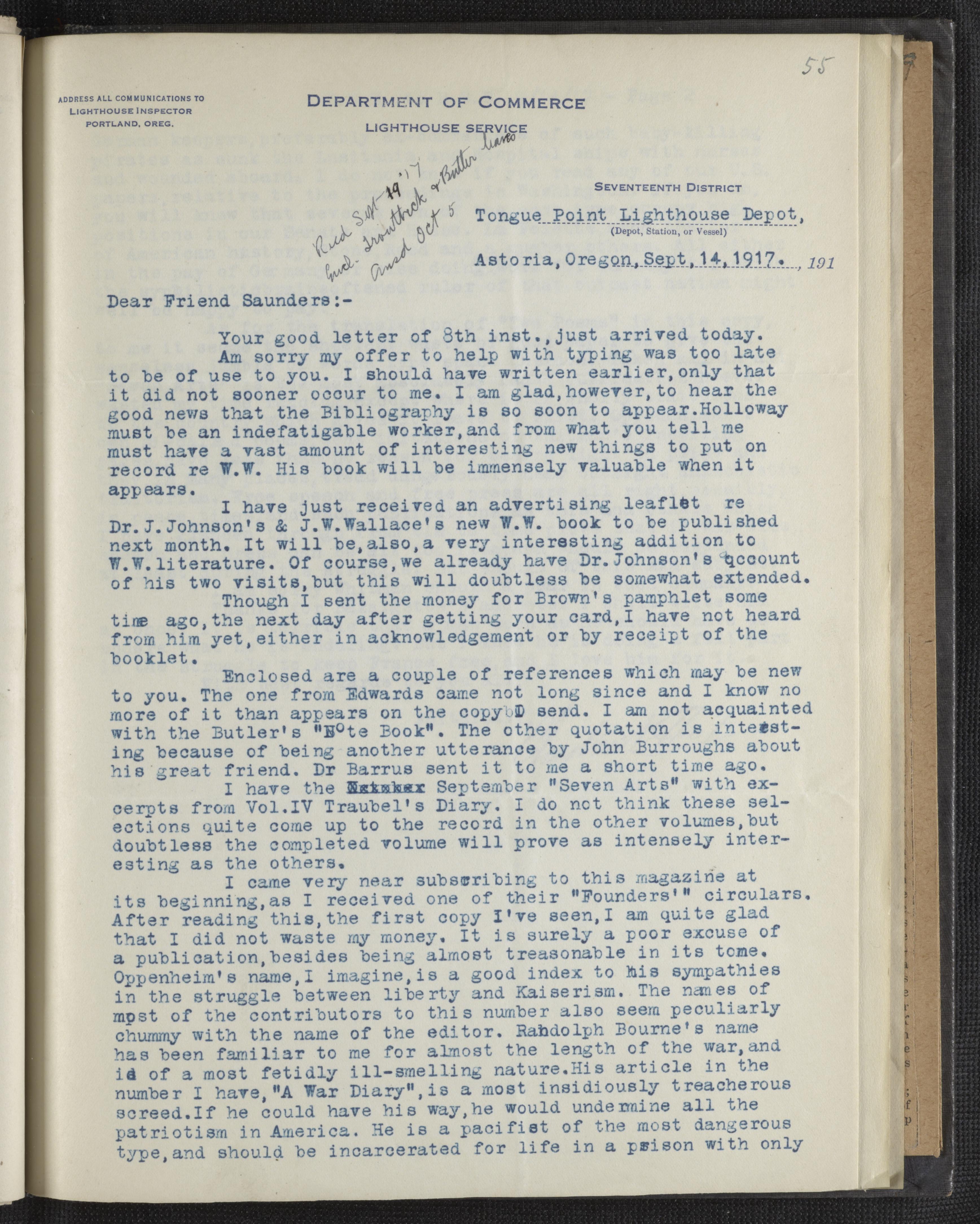 Scanned image of the current content page