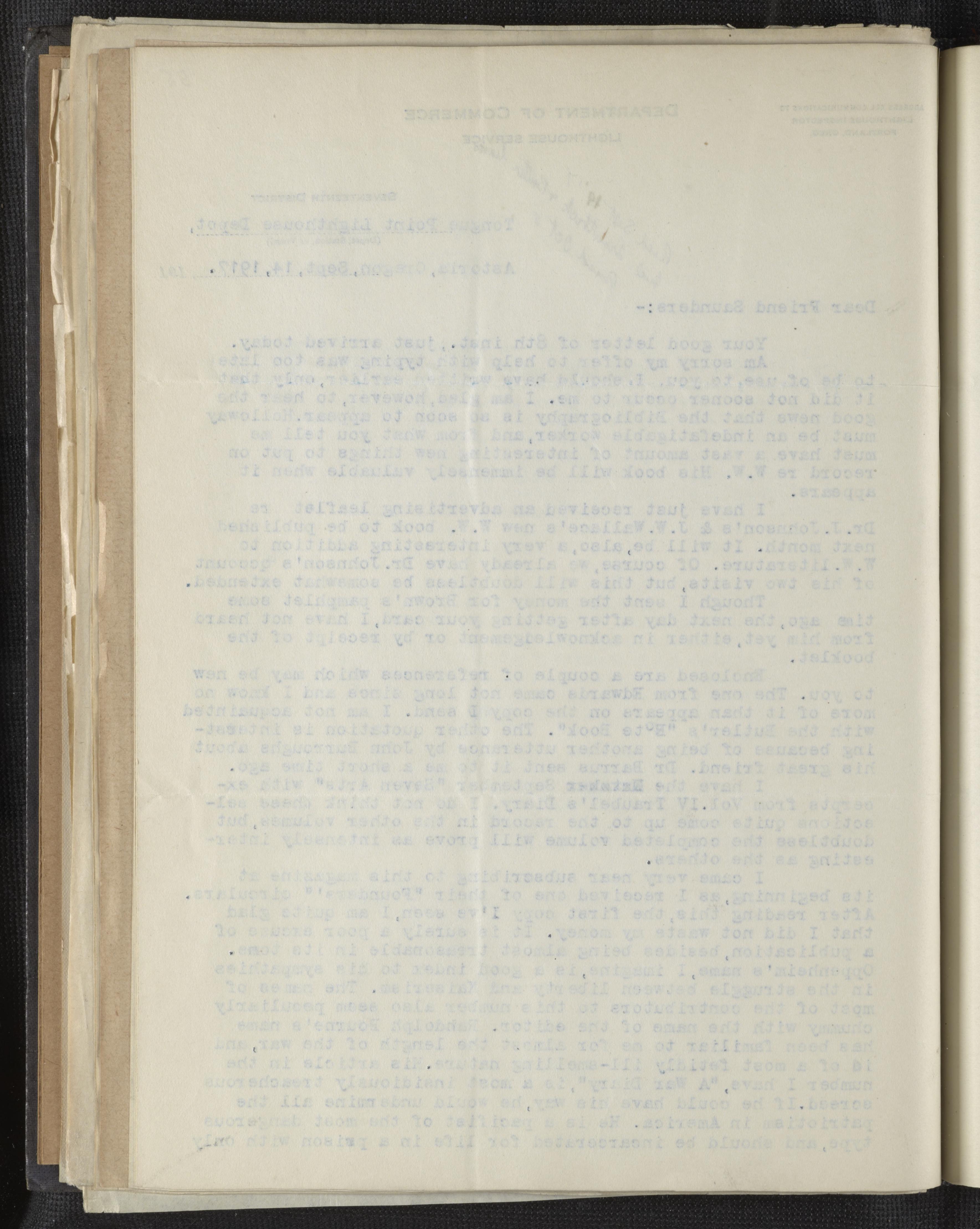 Scanned image of the current content page