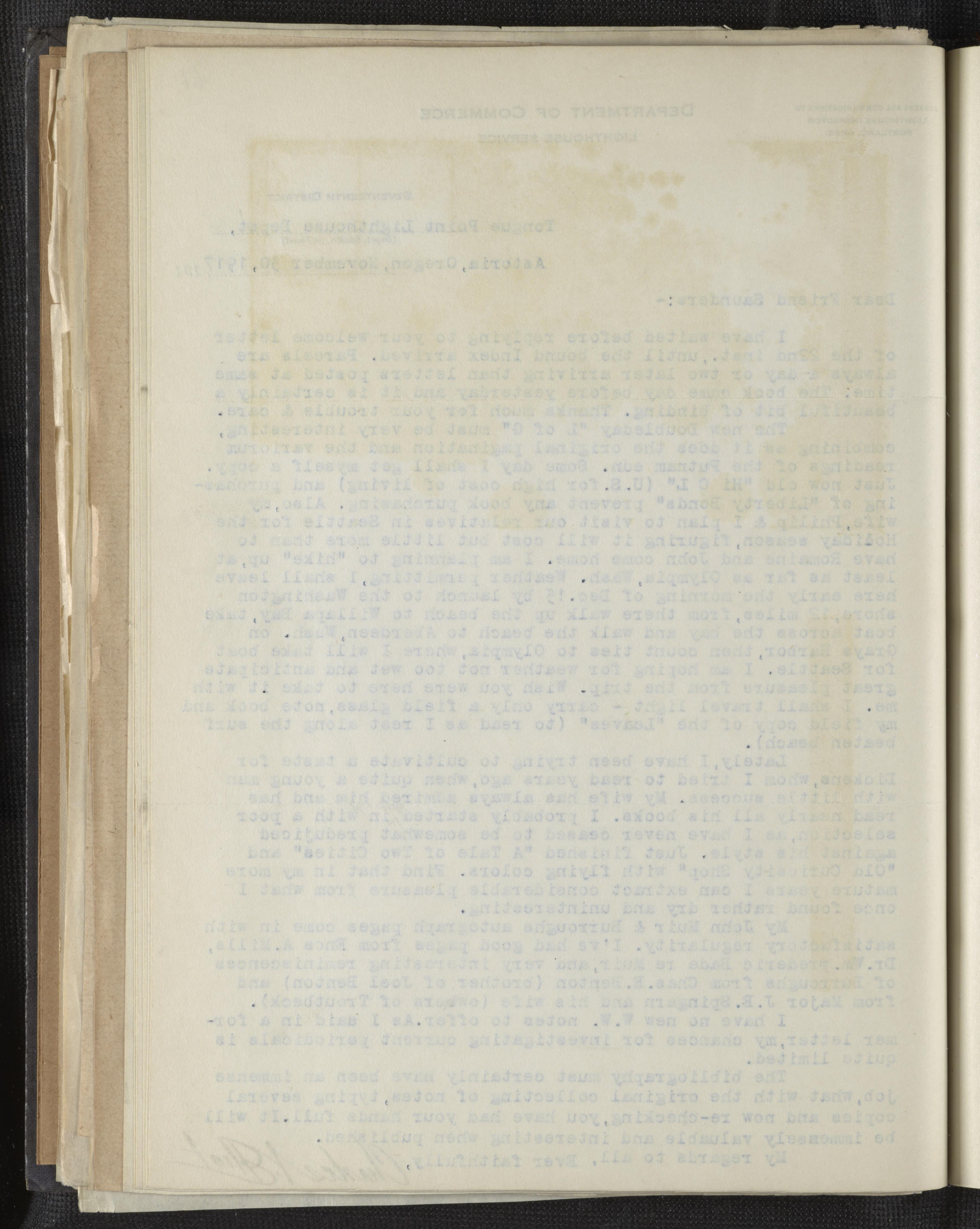 Scanned image of the current content page