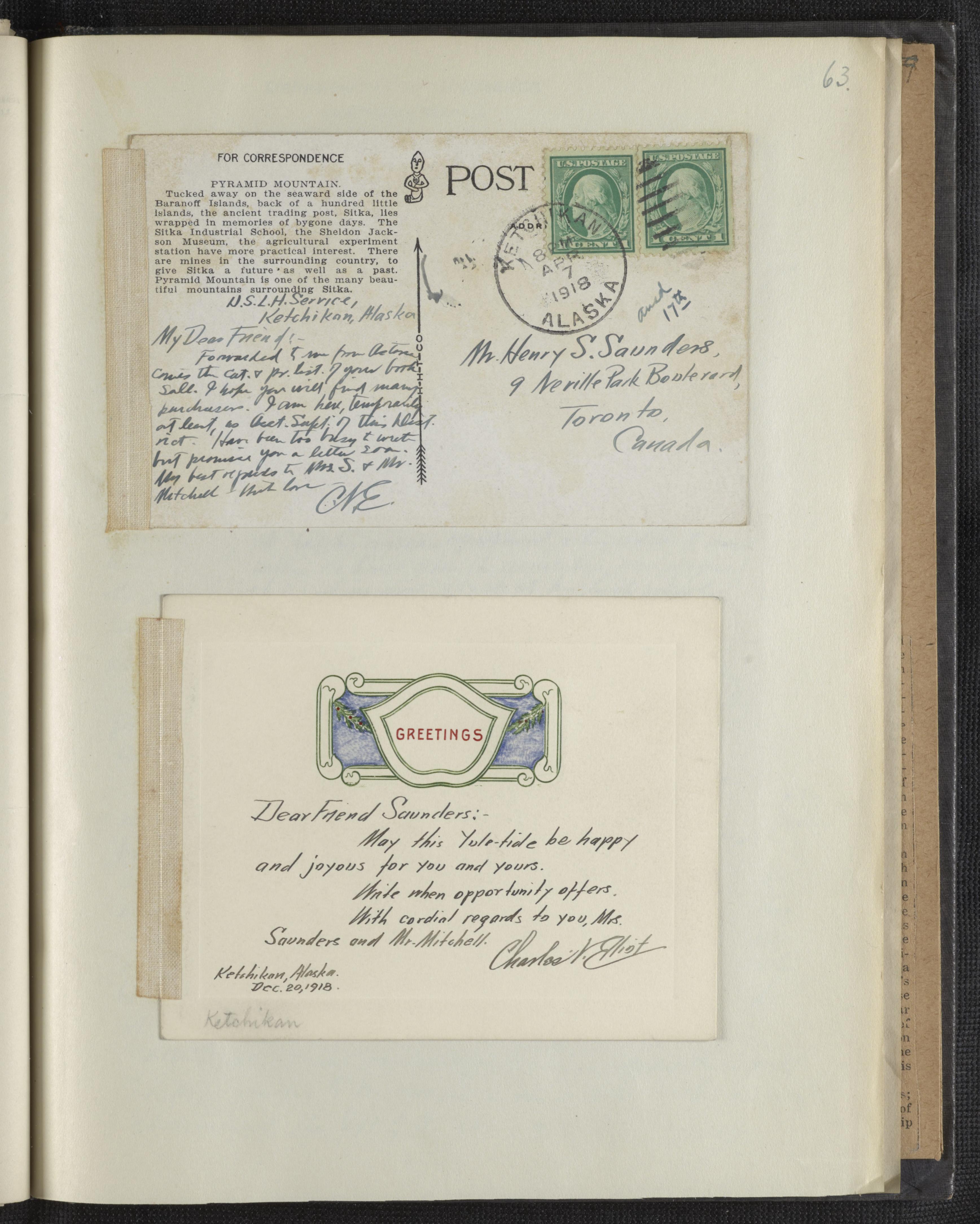 Scanned image of the current content page