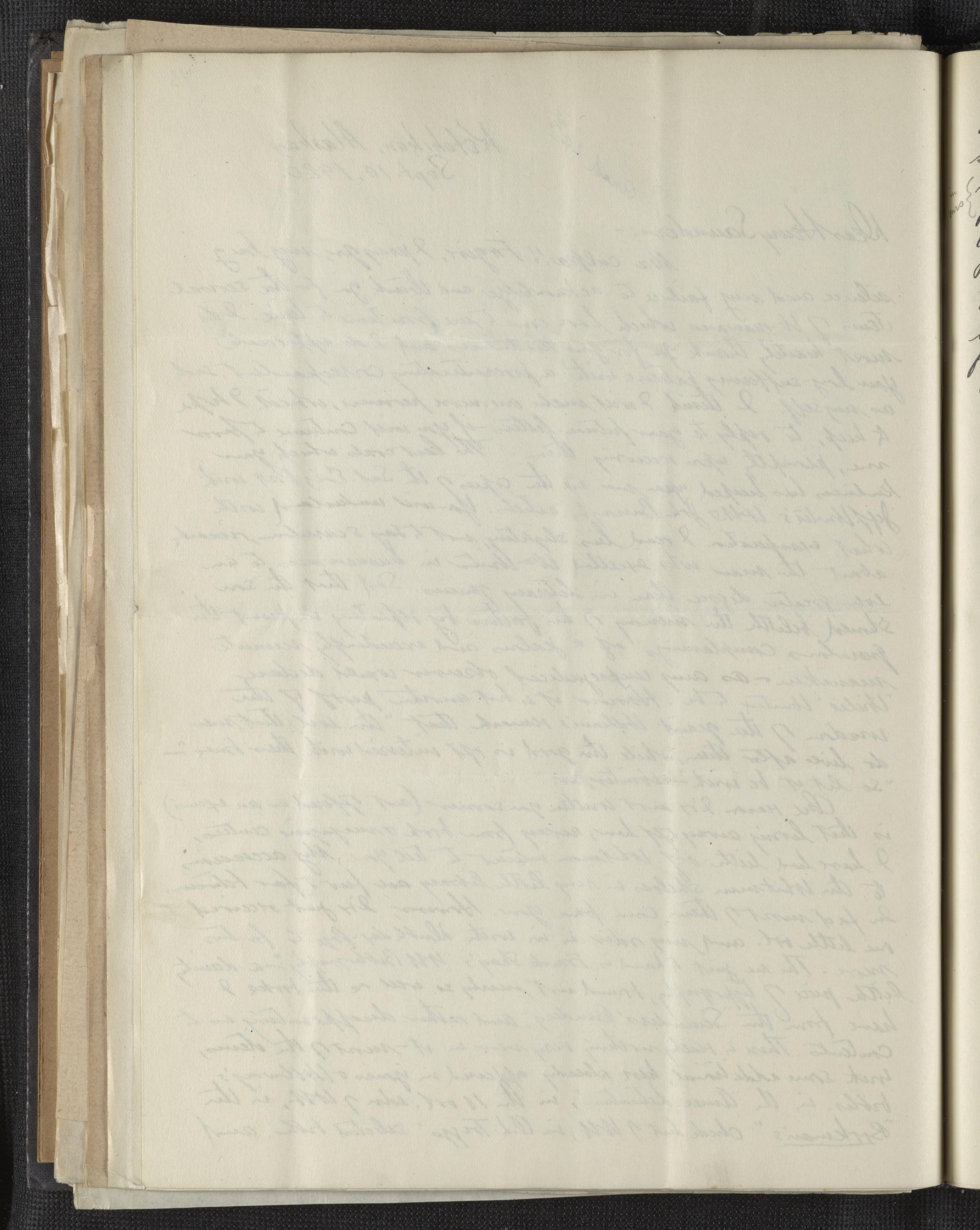 Scanned image of the current content page