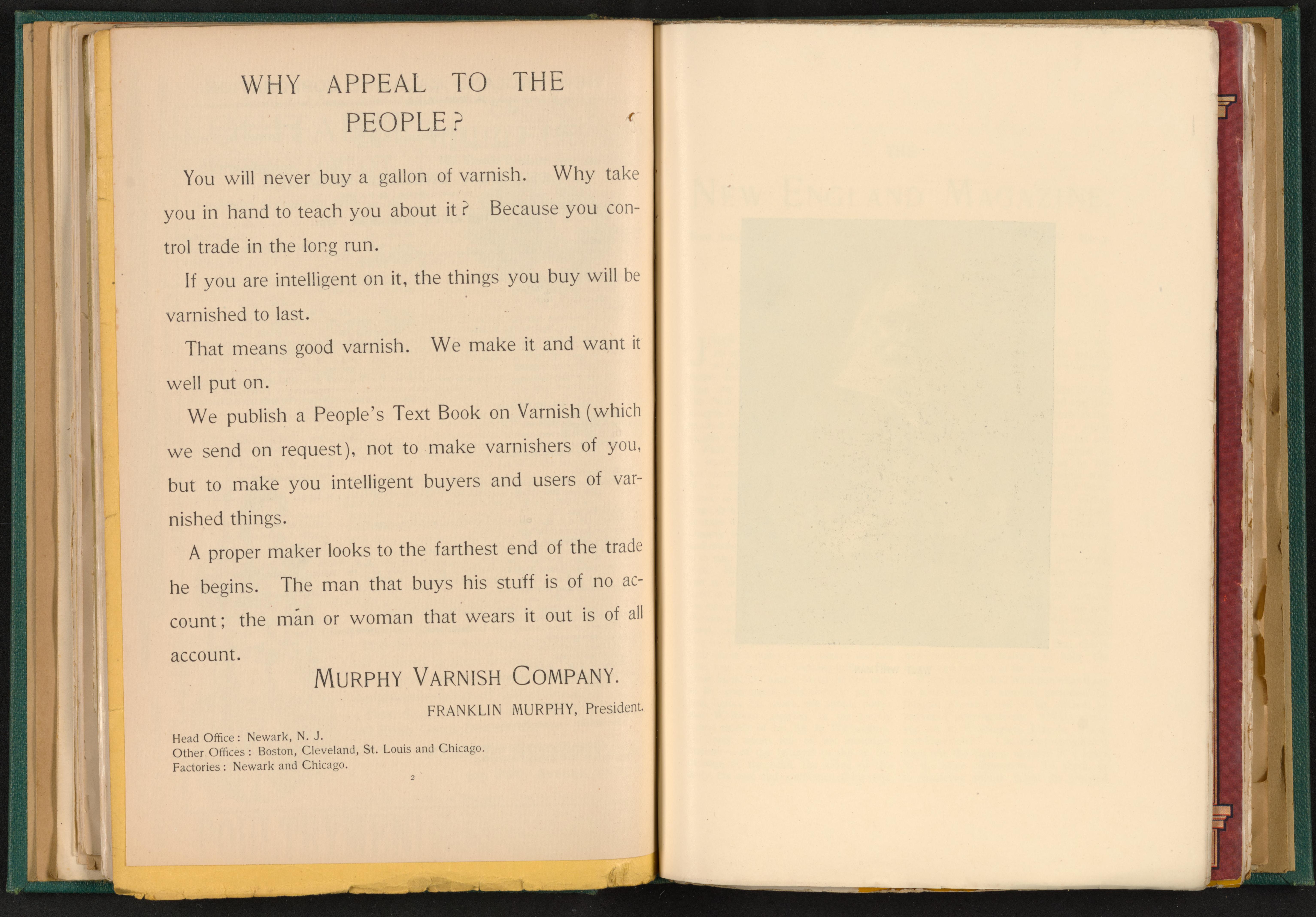 Scanned image of the current content page