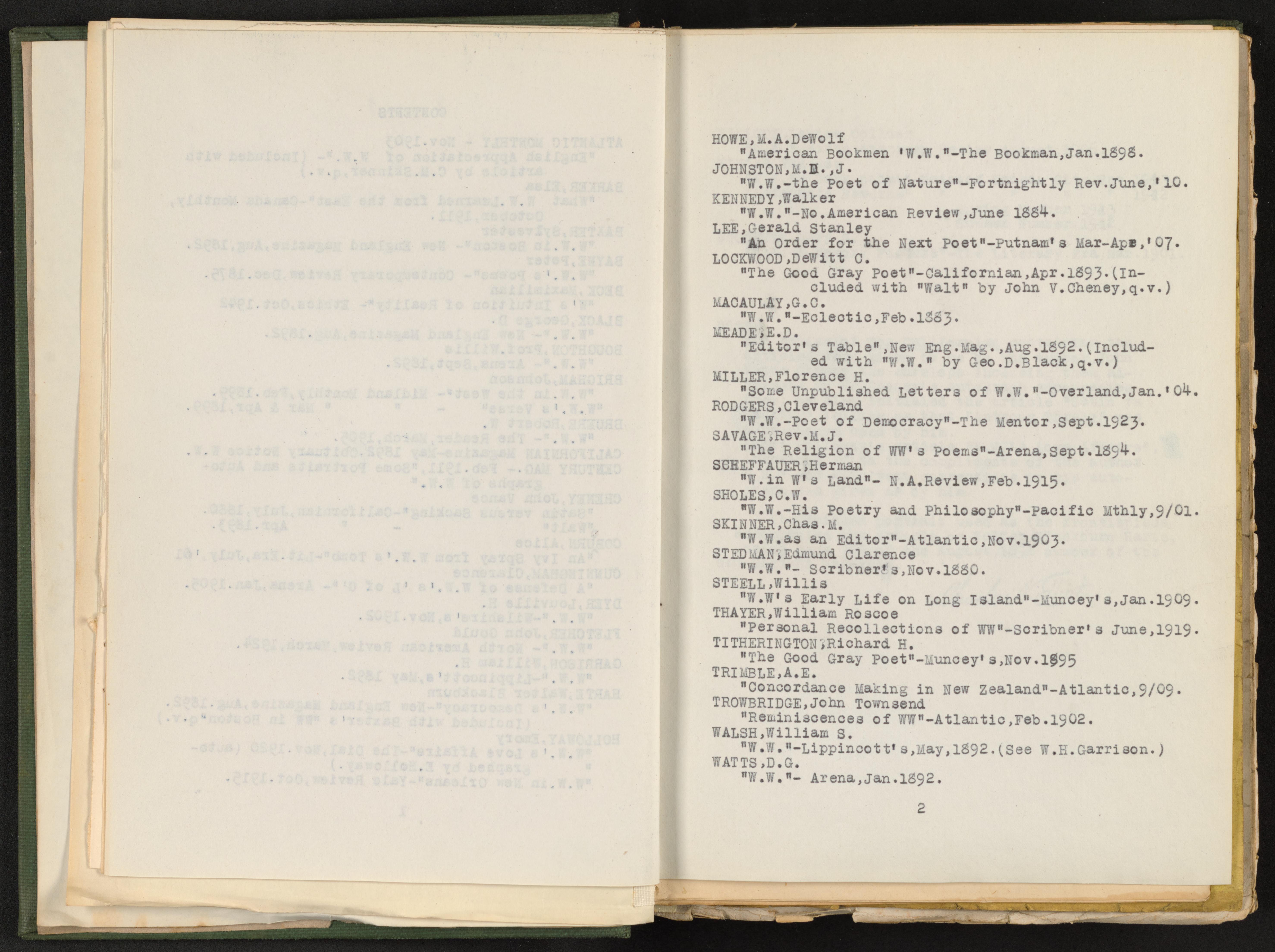 Scanned image of the current content page