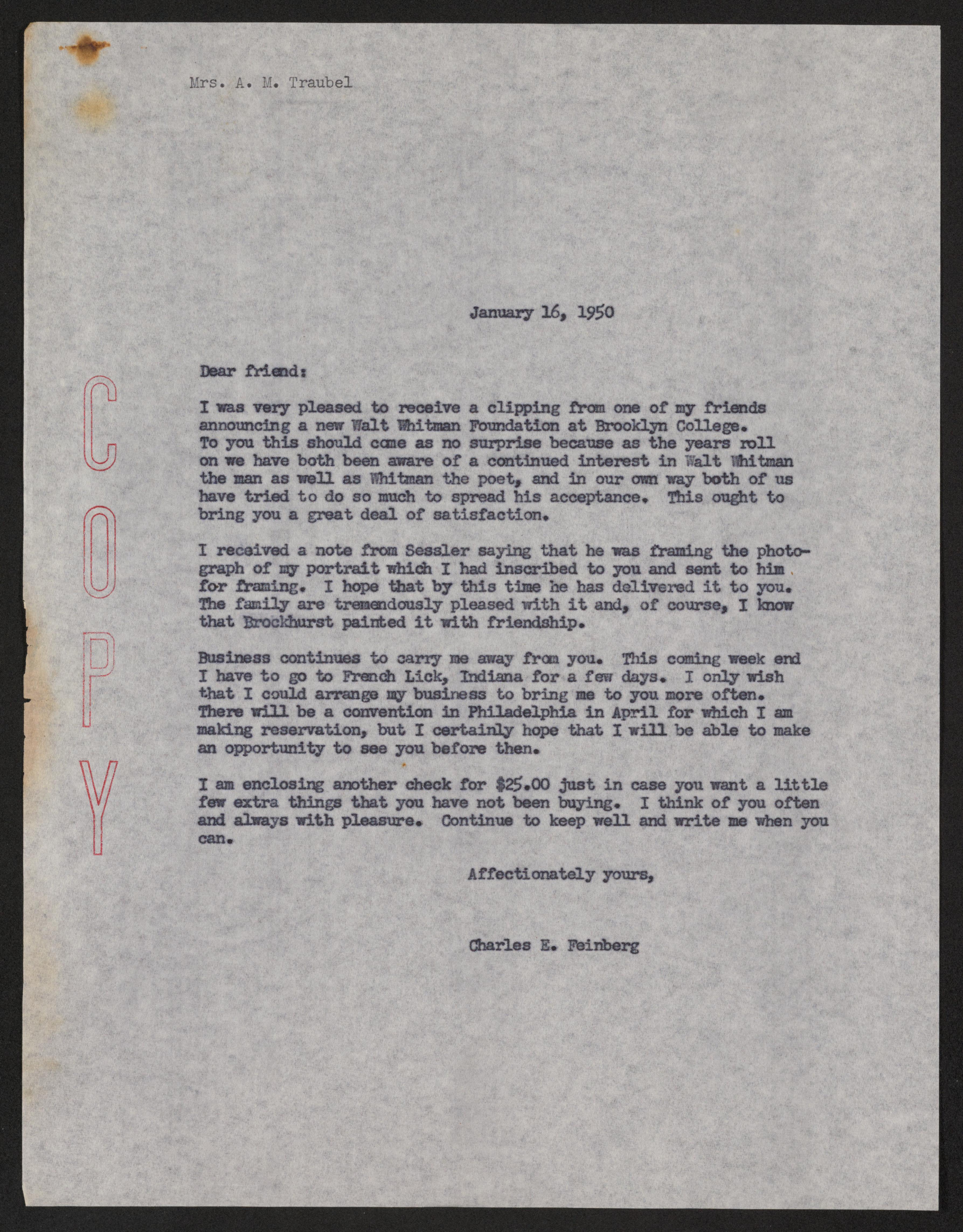 Scanned image of the current content page