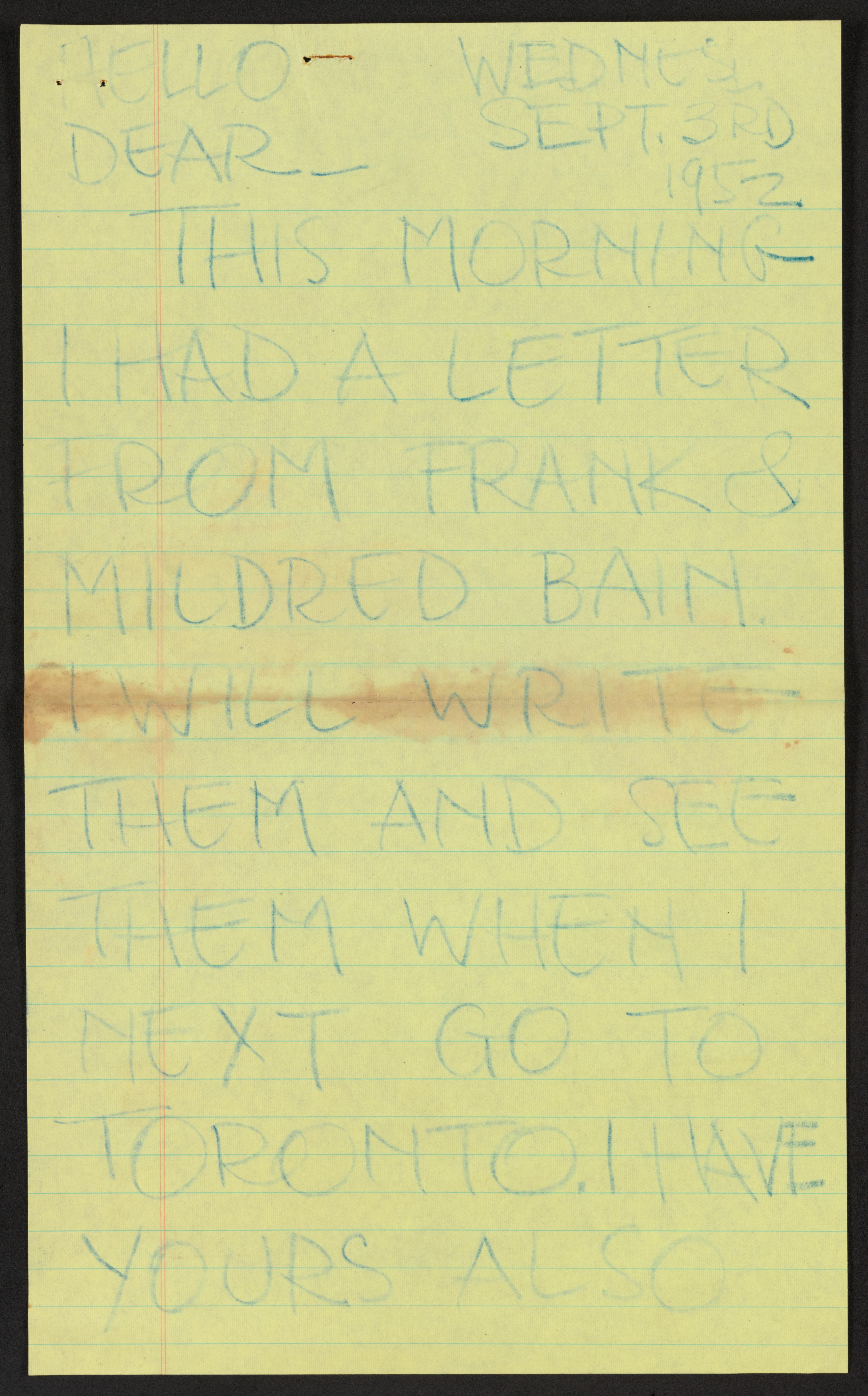 Scanned image of the current content page