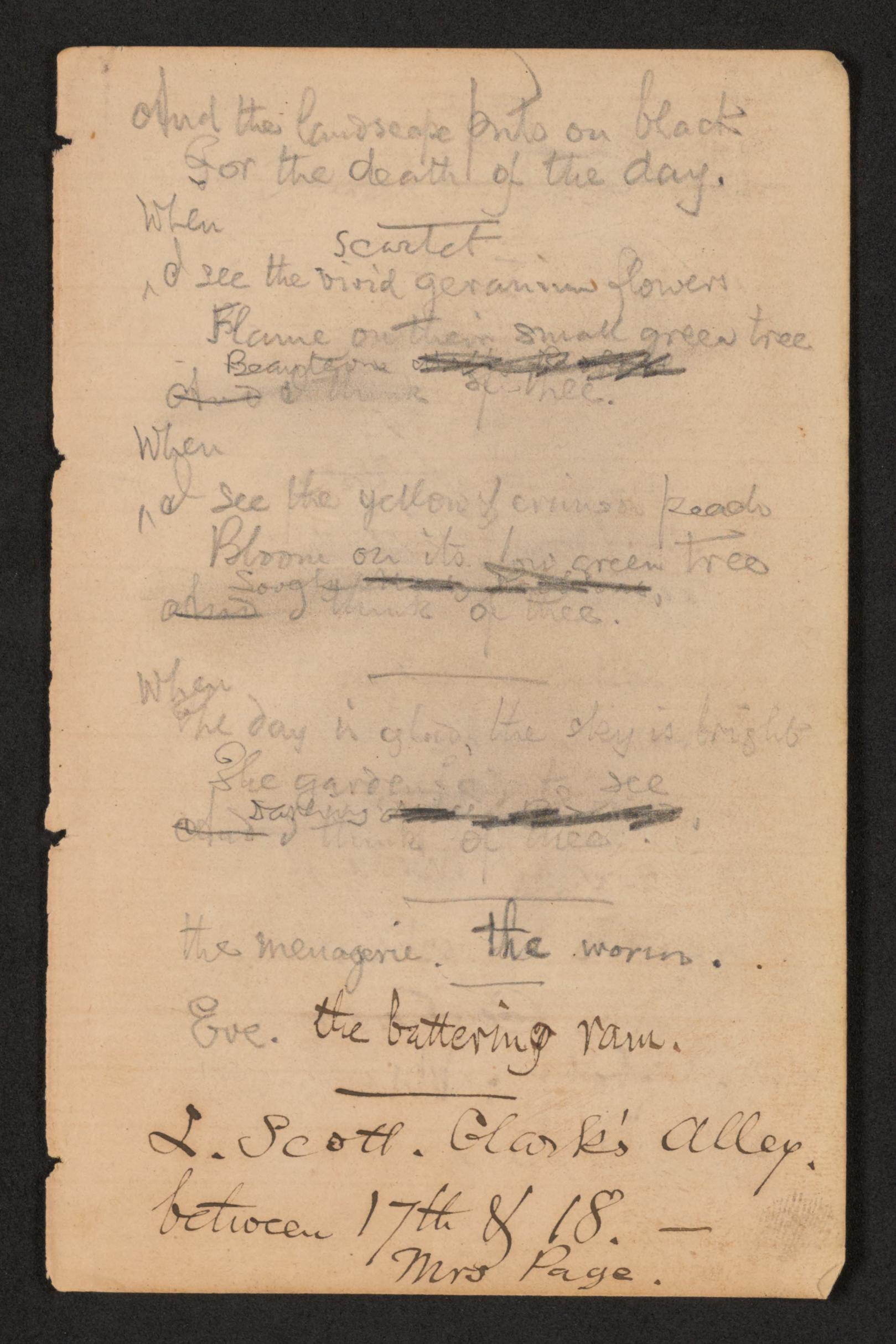 Scanned image of the current content page