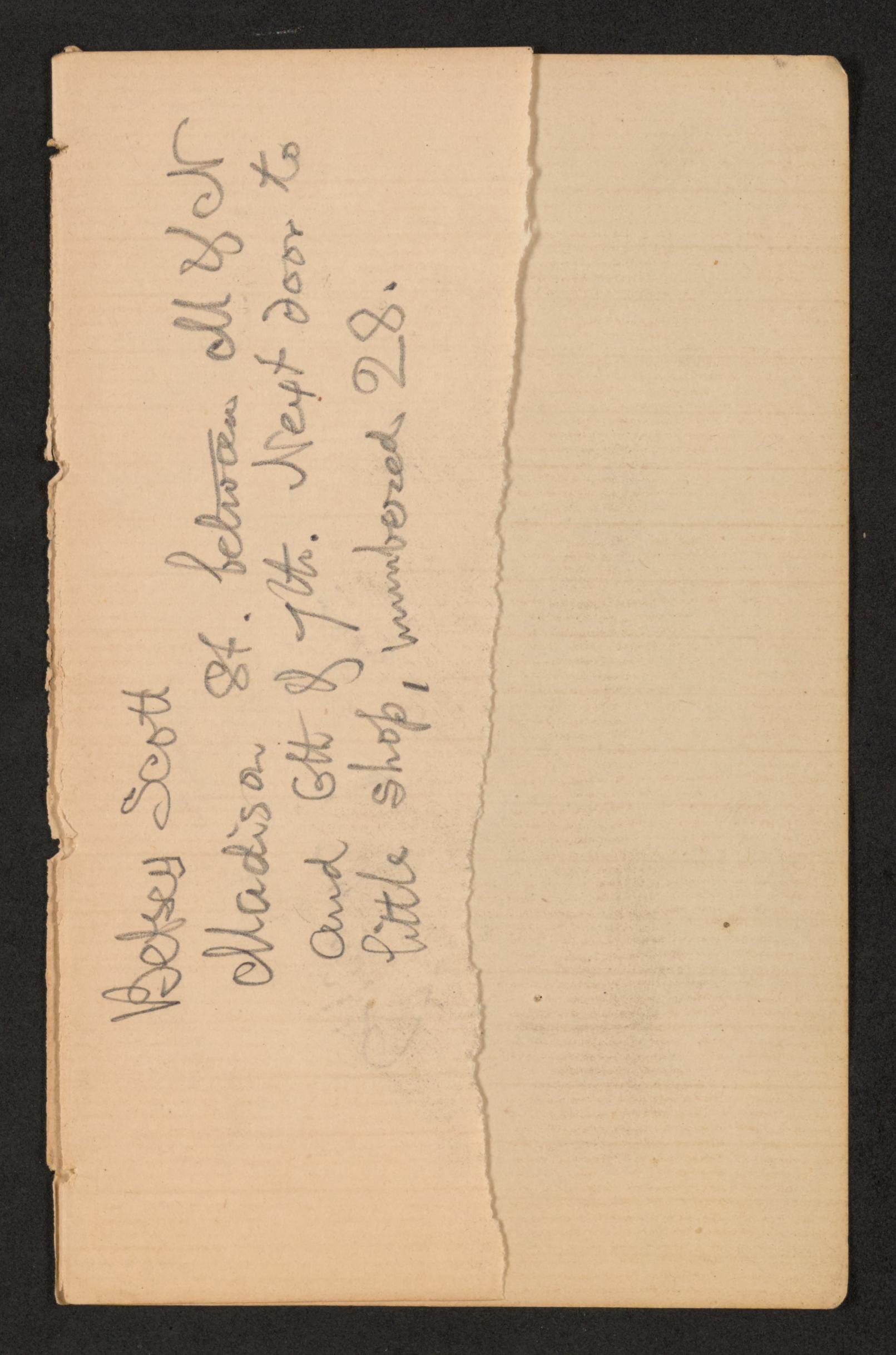 Scanned image of the current content page