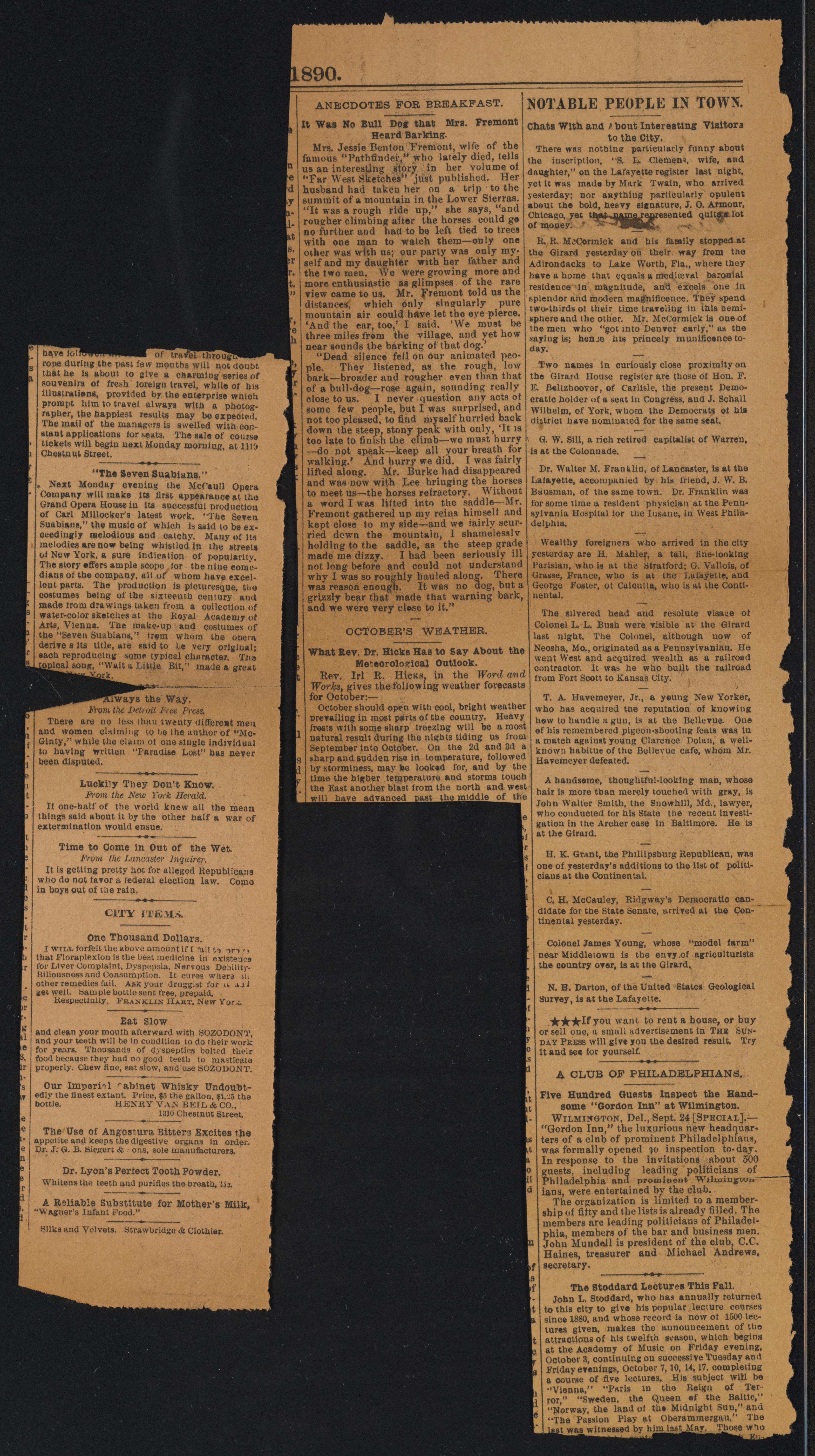 Scanned image of the current content page