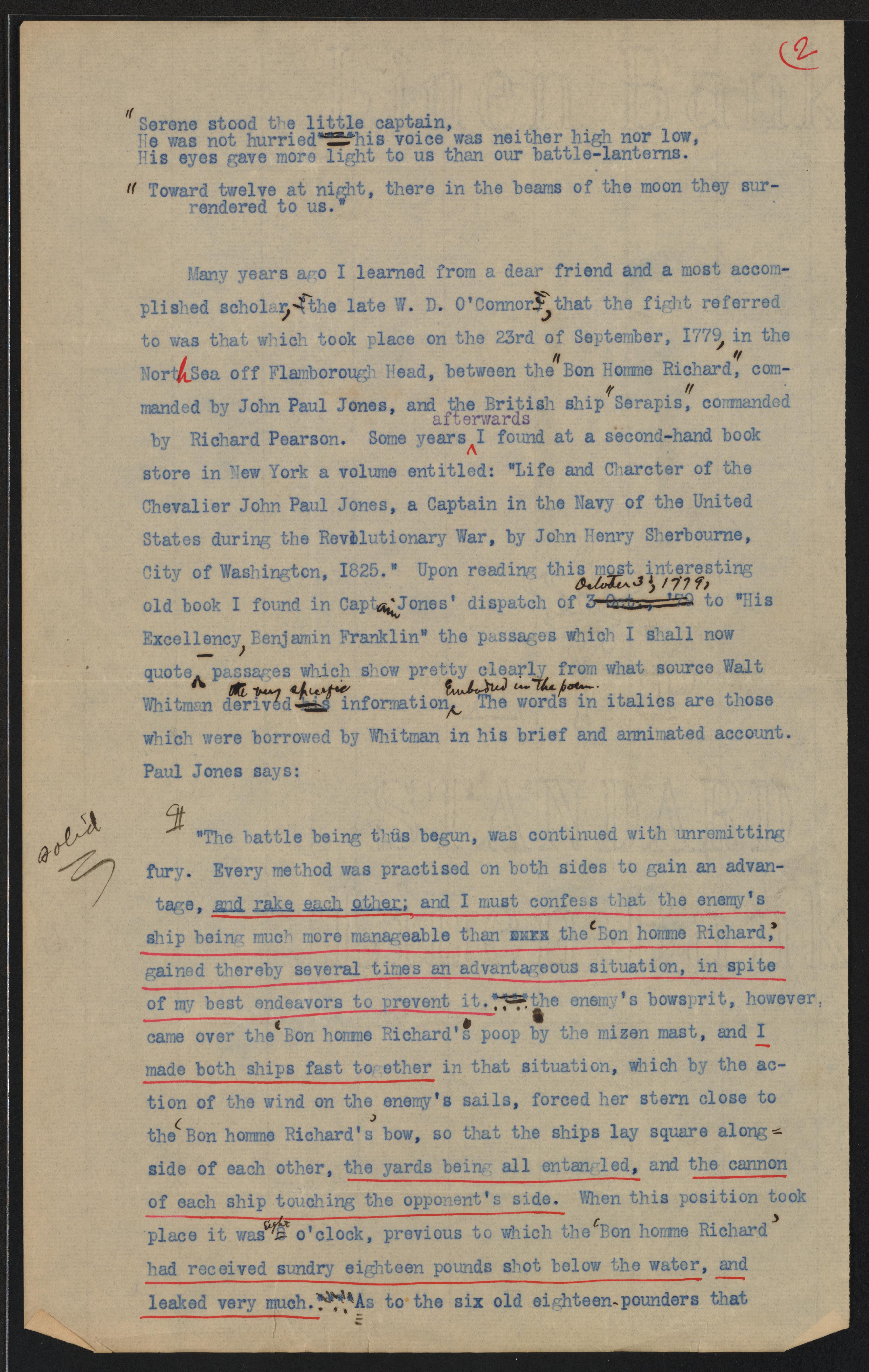 Scanned image of the current content page