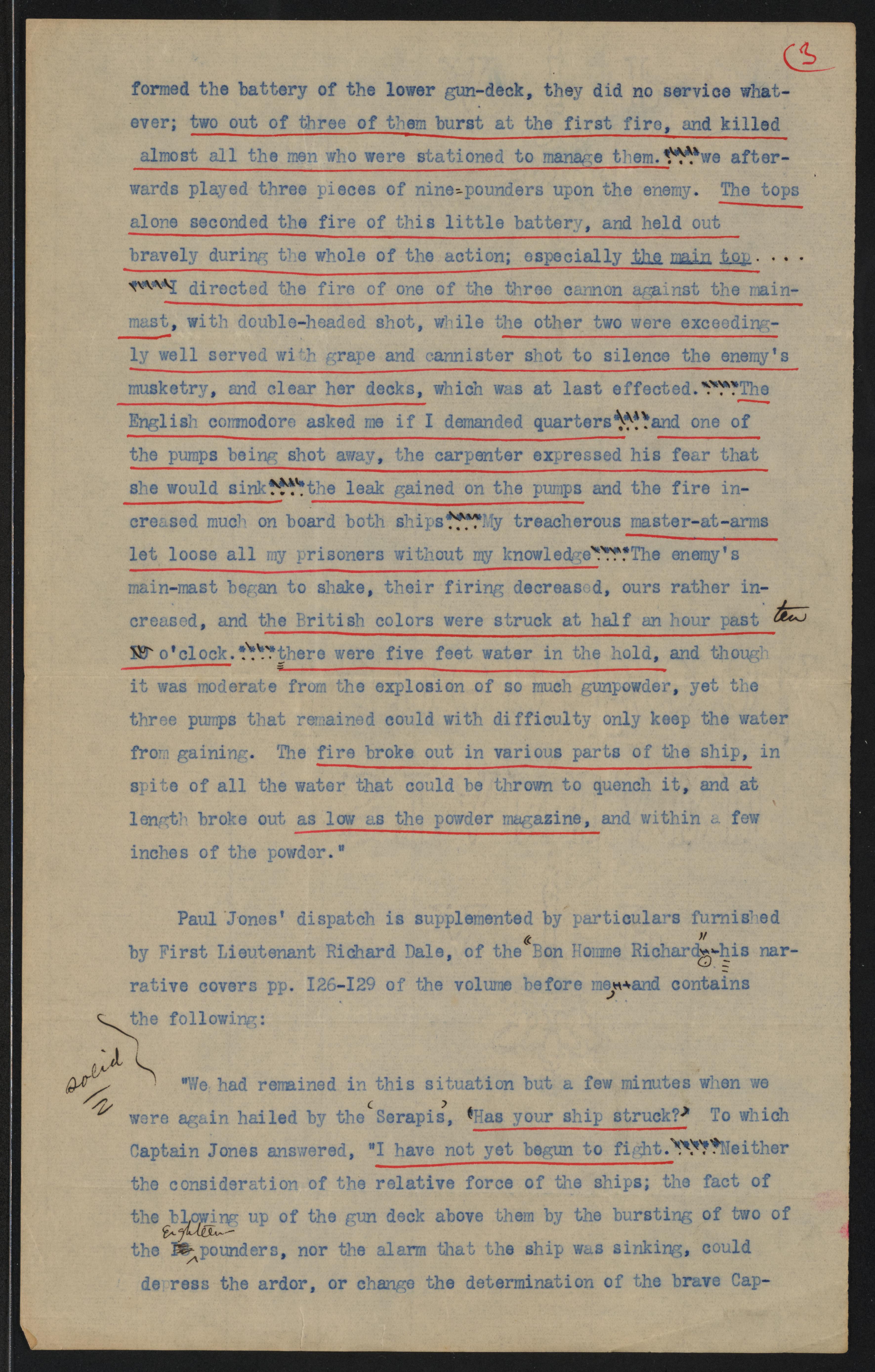 Scanned image of the current content page