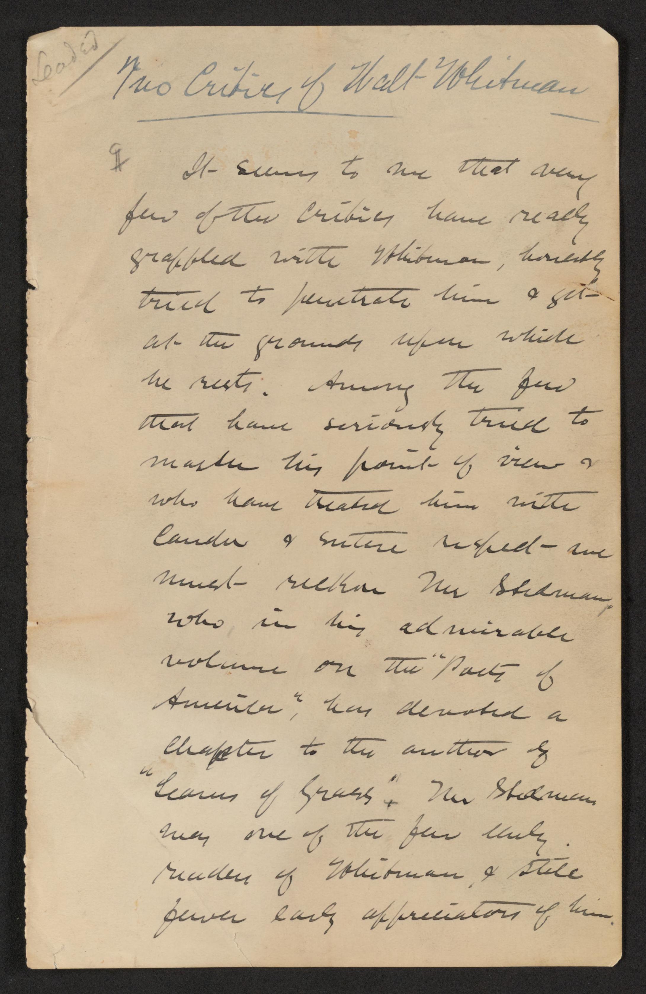 Scanned image of the current content page