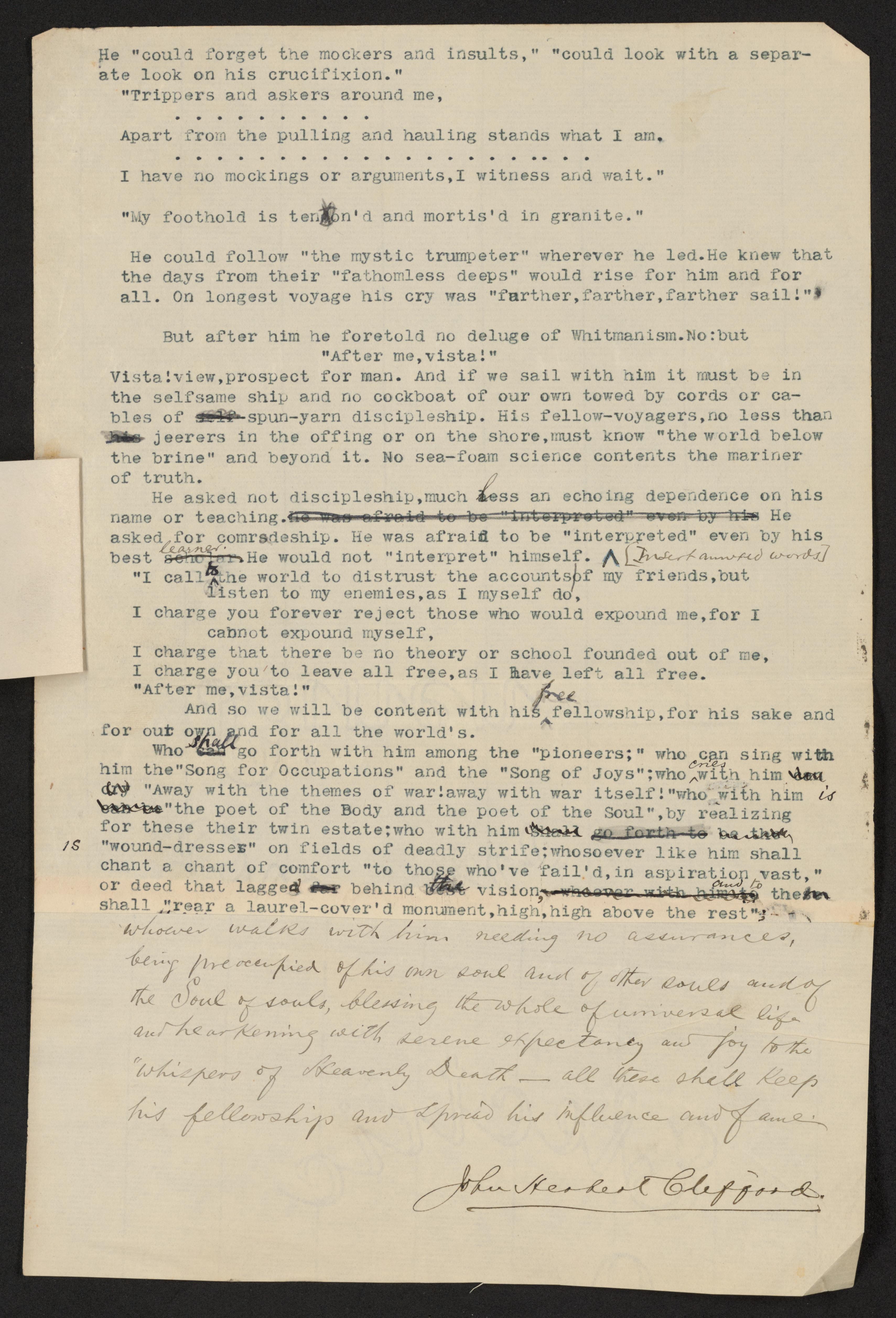 Scanned image of the current content page